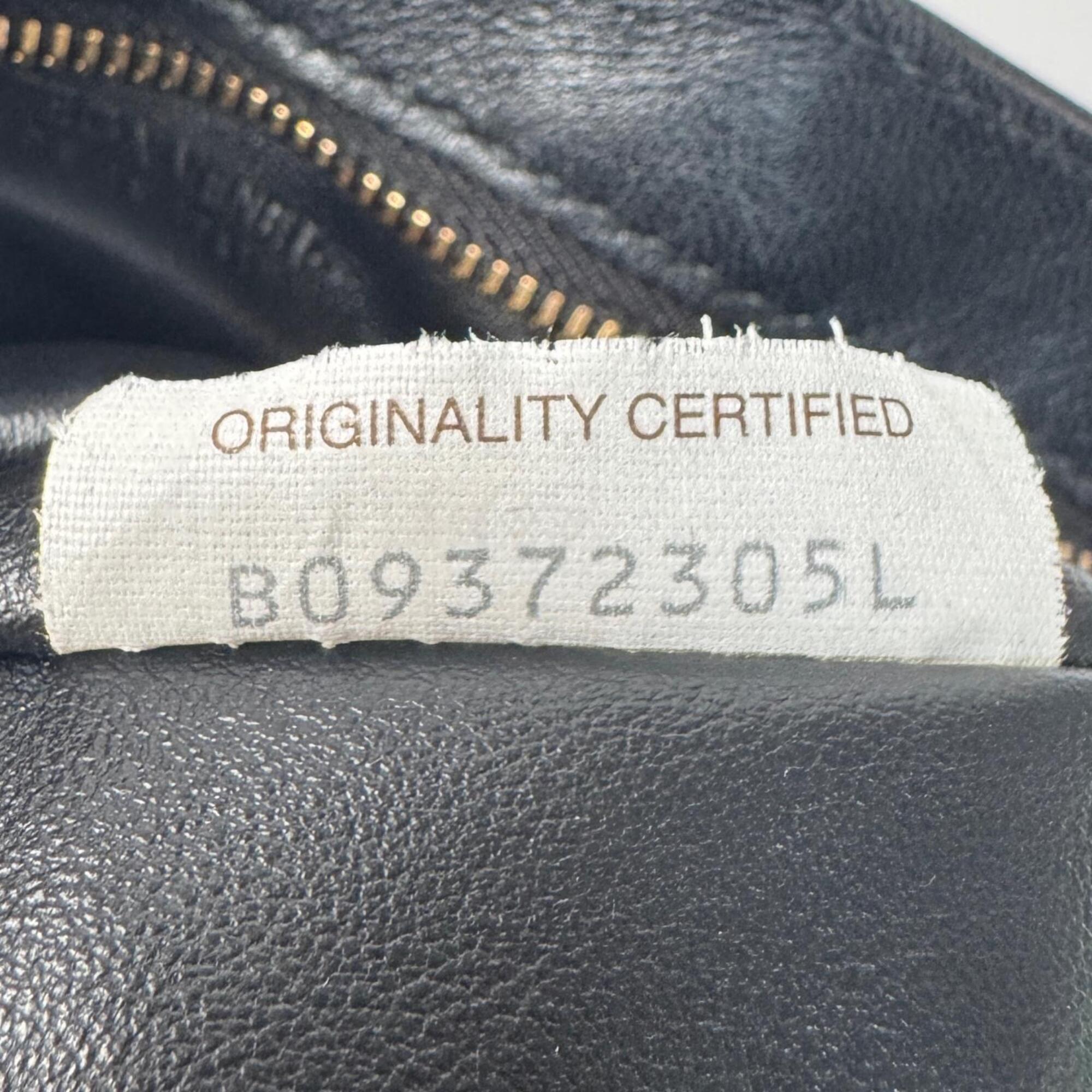 Bottega Veneta Black Leather Handbag (Pre-Owned)