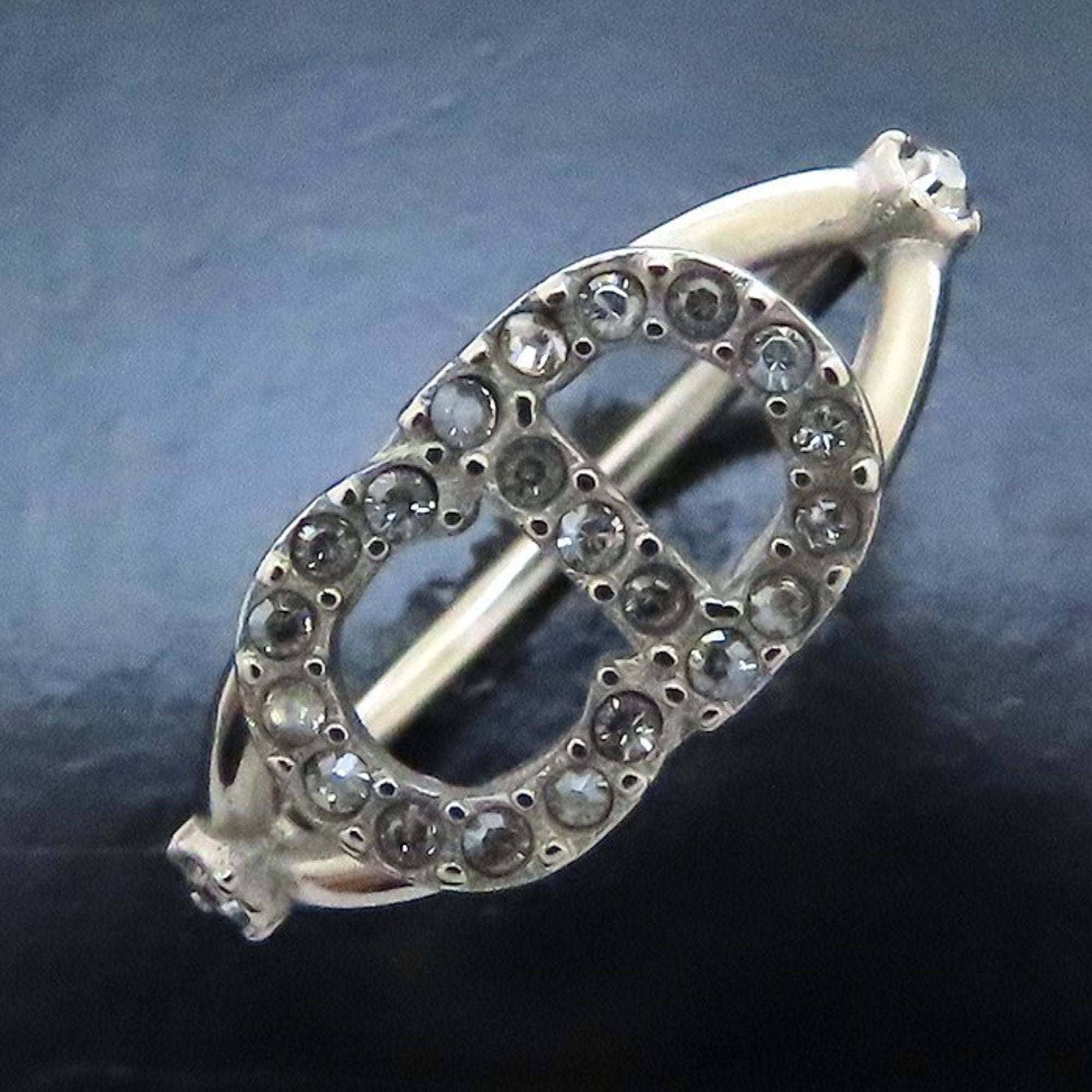 Christian Dior Silver Metal Band Ring (Pre-Owned)
