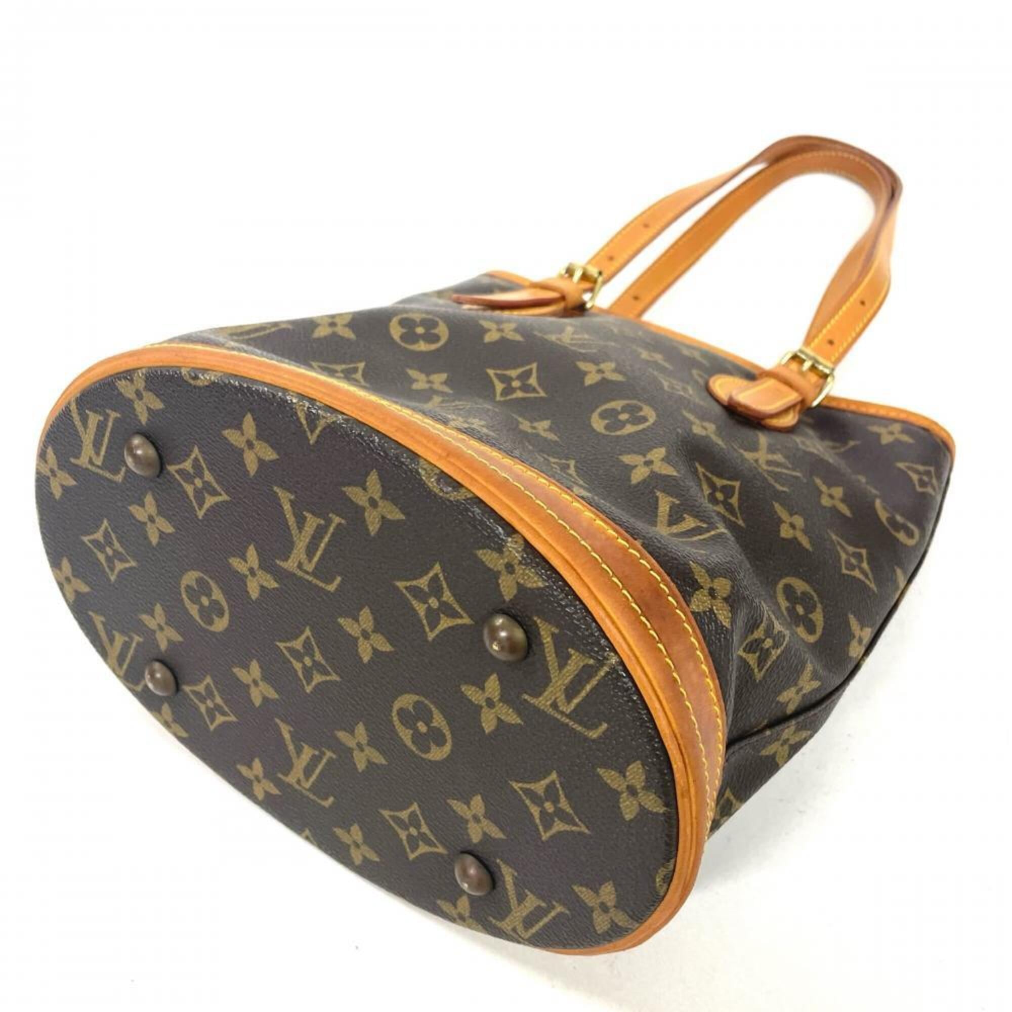 Louis Vuitton Brown Monogram Canvas Tote Bag (Pre-Owned)