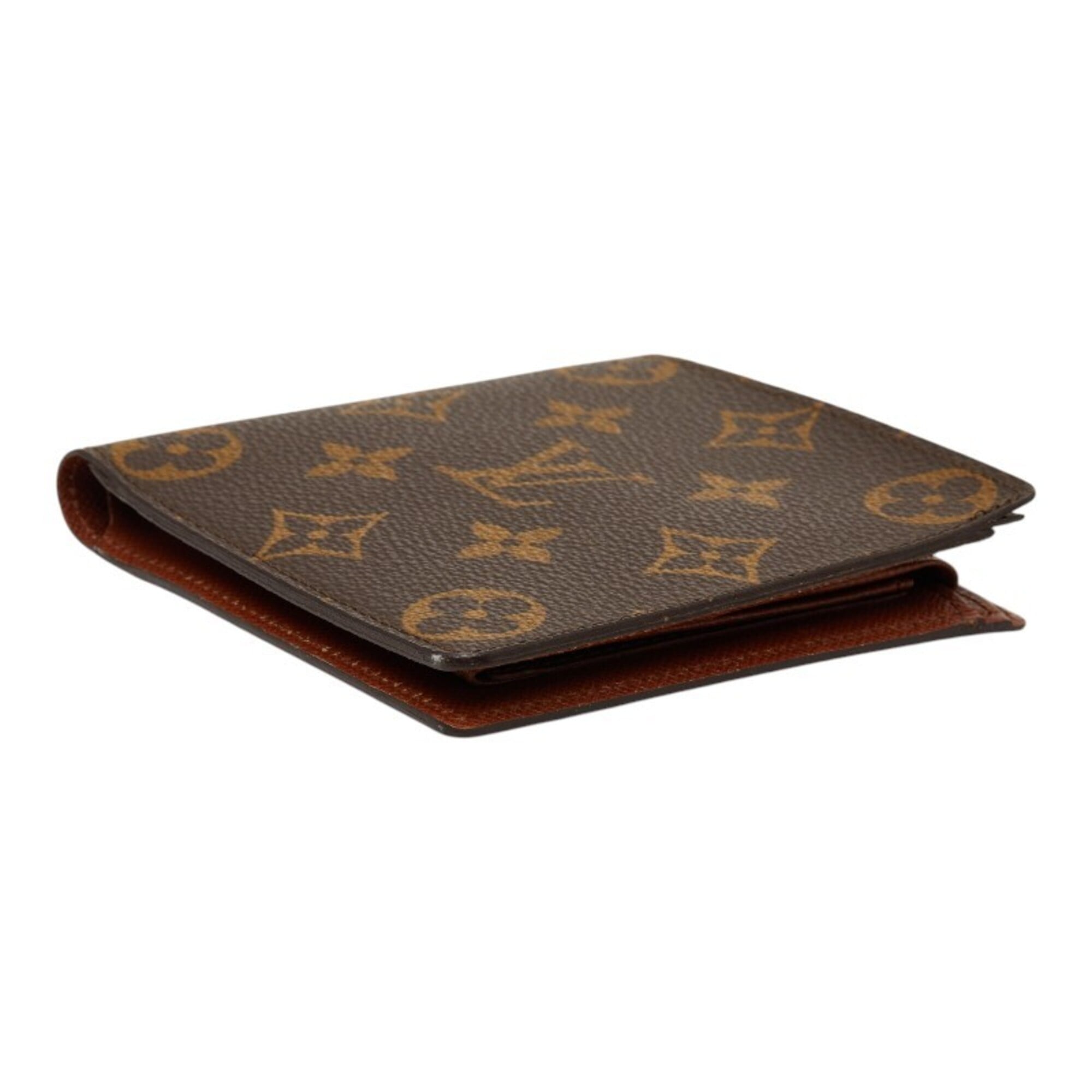 Louis Vuitton Brown Pvc Leather Wallet (Bi-Fold) (Pre-Owned)
