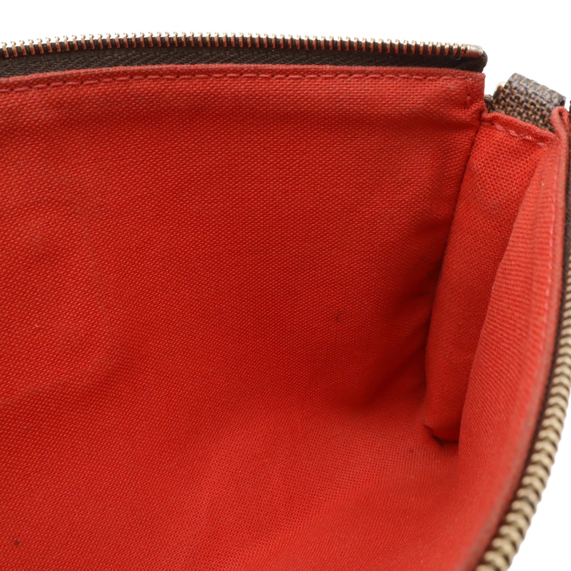Louis Vuitton Brown Damier Canvas Pvc Damier Canvas Pouch Shoulder Bag (Pre-Owned)