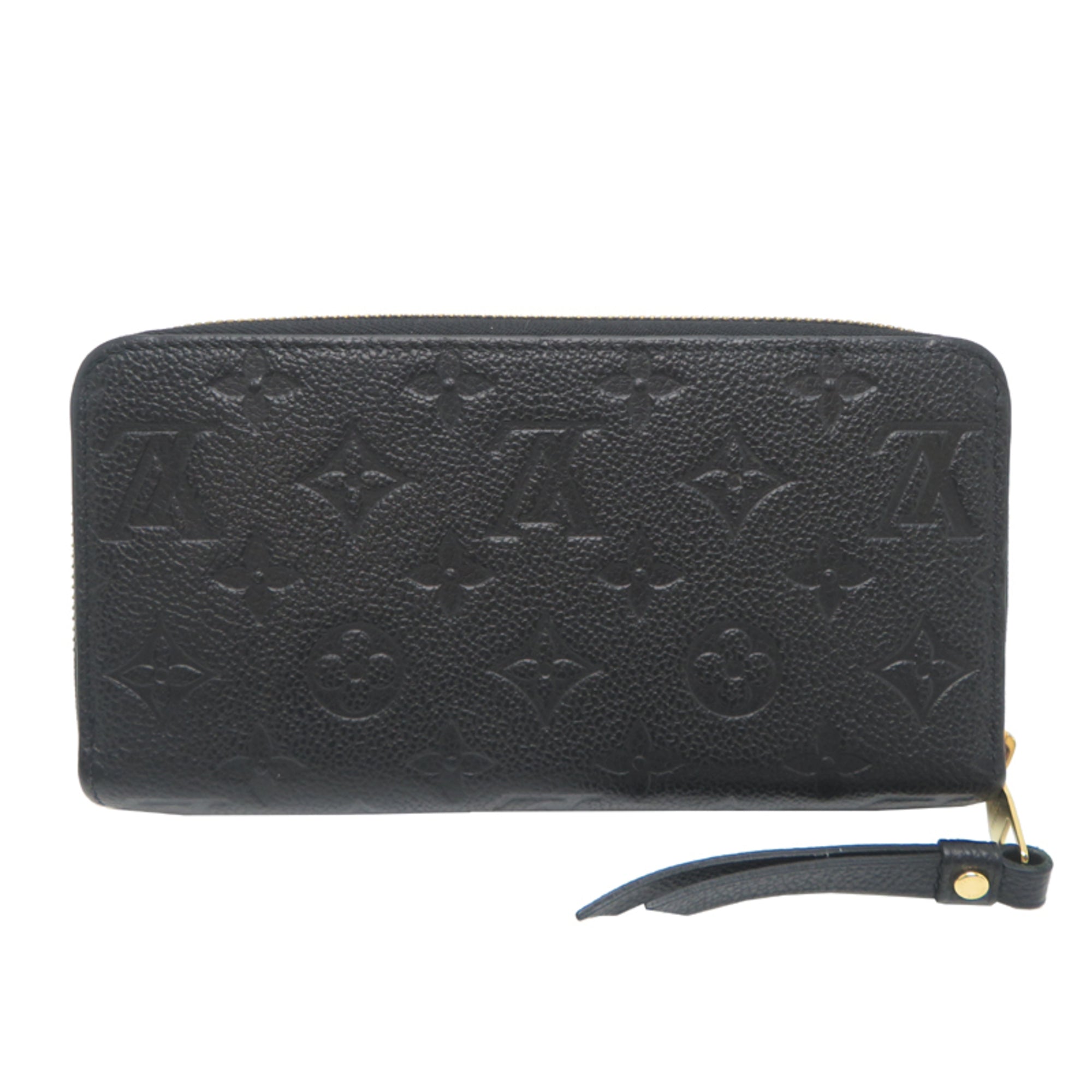 Louis Vuitton Black Noir Monogram Empreinte Long Wallet (Bi-Fold) (Pre-Owned)