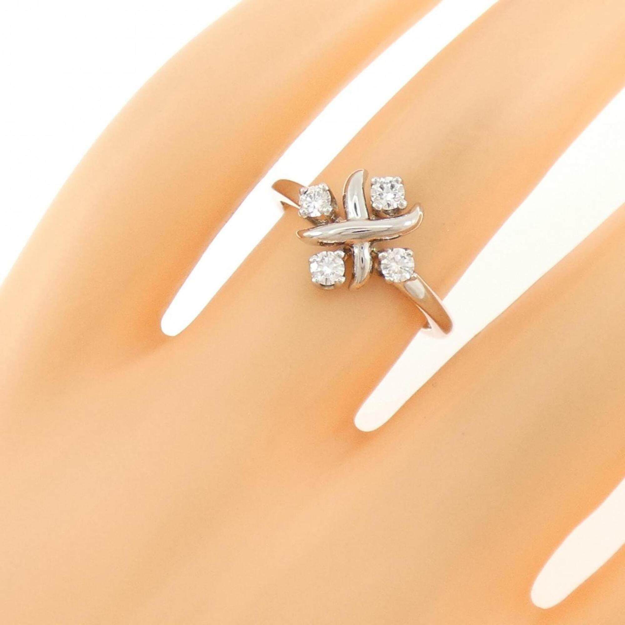 Tiffany Platinum Platinum 950 Band Ring (Pre-Owned)