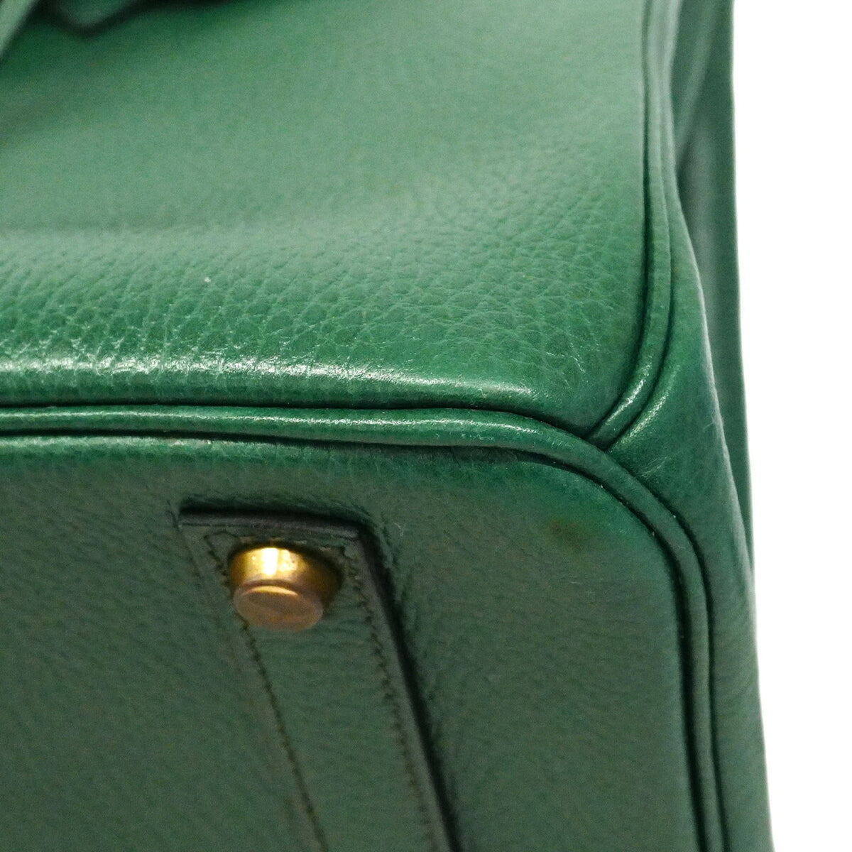 Hermes Green Ardennes Leather Handbag (Pre-Owned)