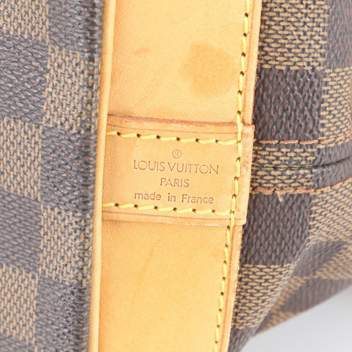Louis Vuitton Brown Leather Coated Canvas Boston Bag Shoulder Bag (Pre-Owned)