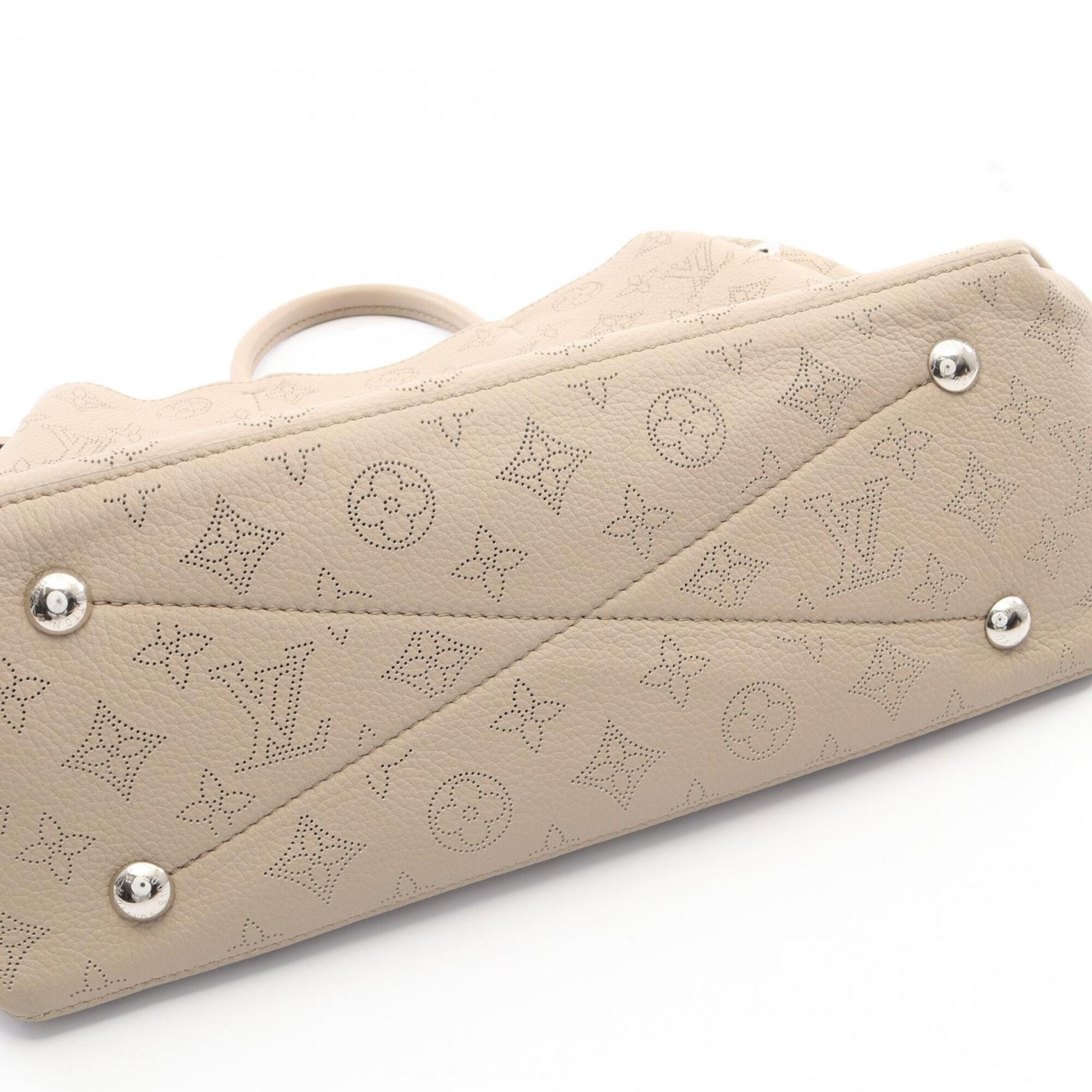 Louis Vuitton Beige Galle Mahina Leather Handbag Tote Bag (Pre-Owned)