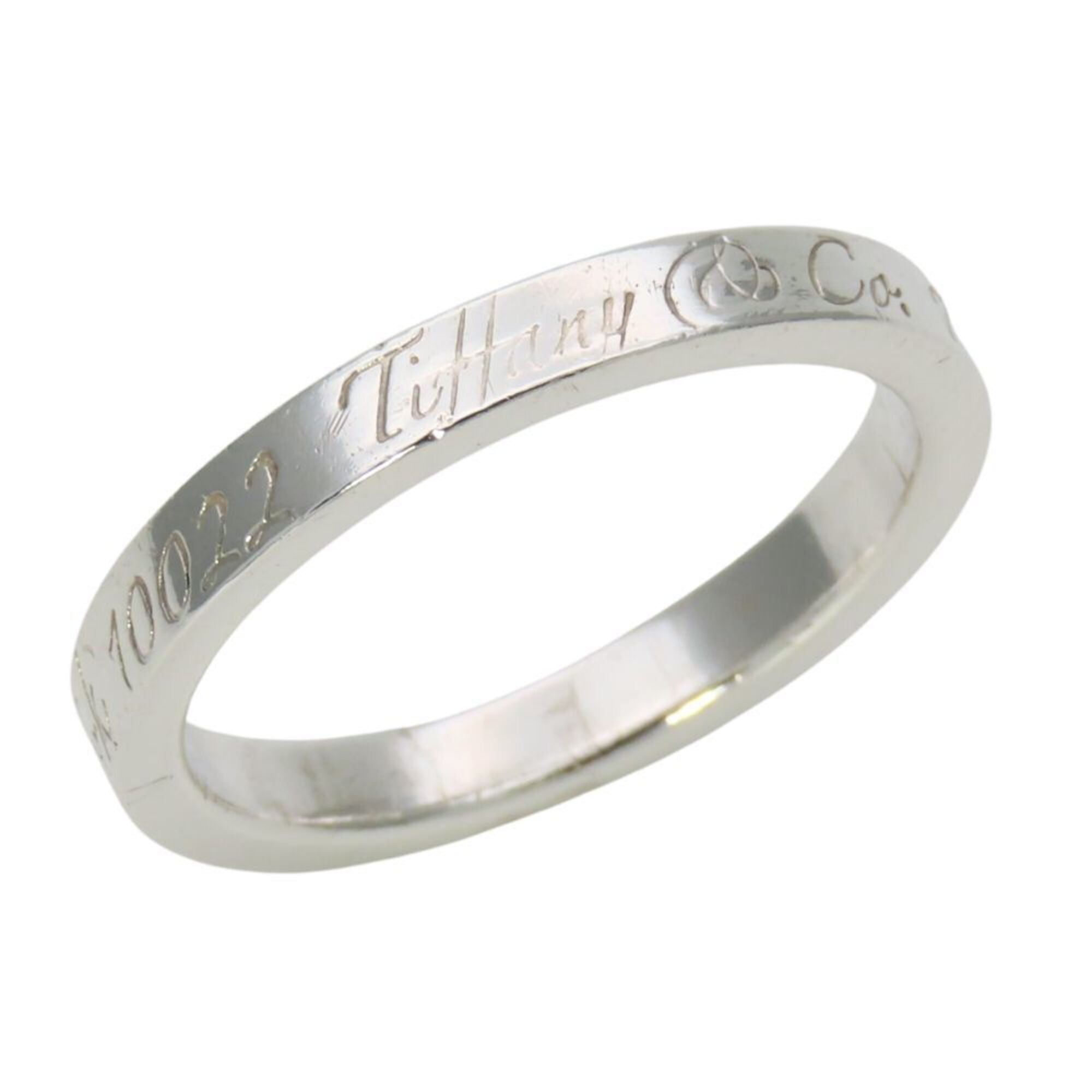 Tiffany Silver Silver 925 Band Ring (Pre-Owned)