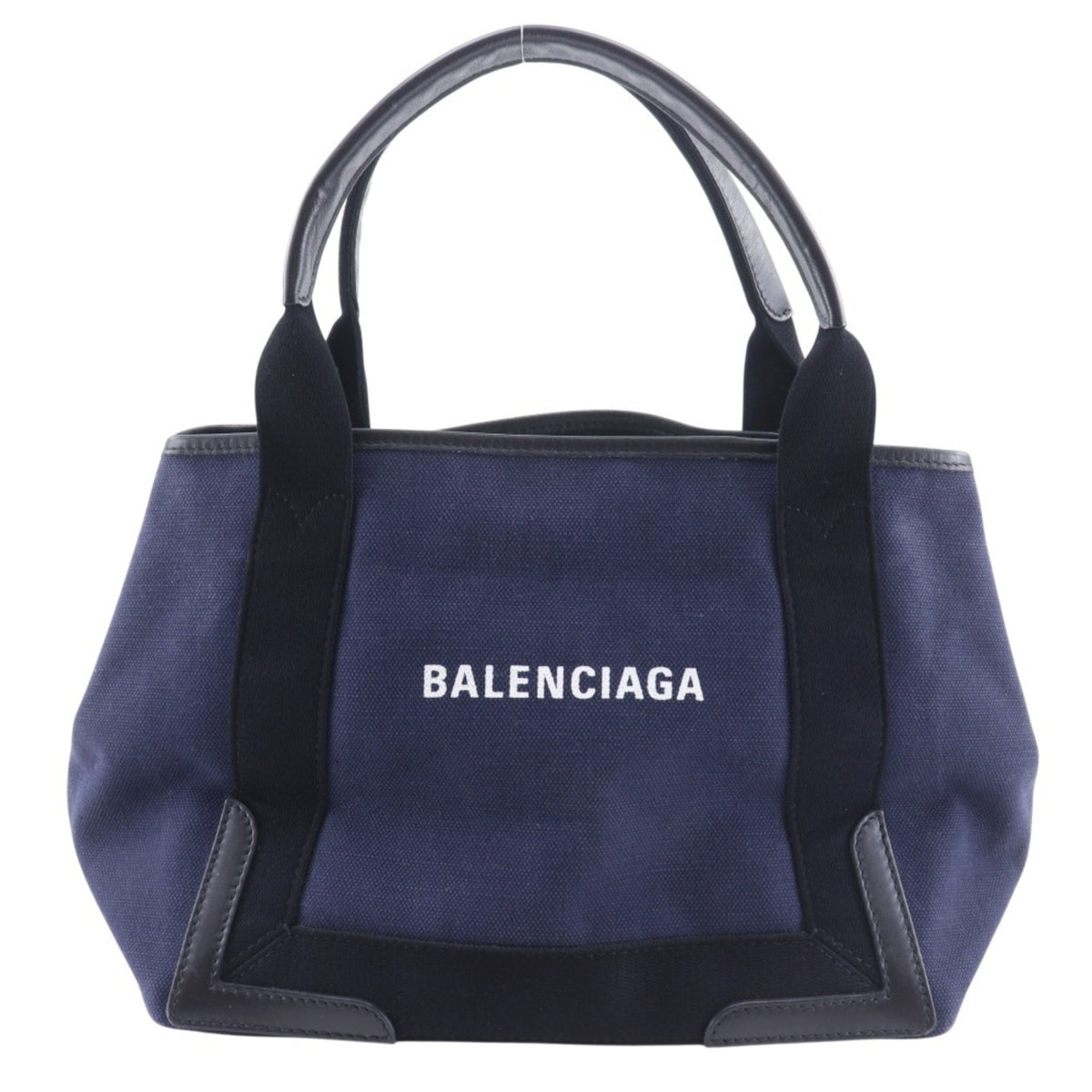 Balenciaga Navy Canvas Tote Bag (Pre-Owned)