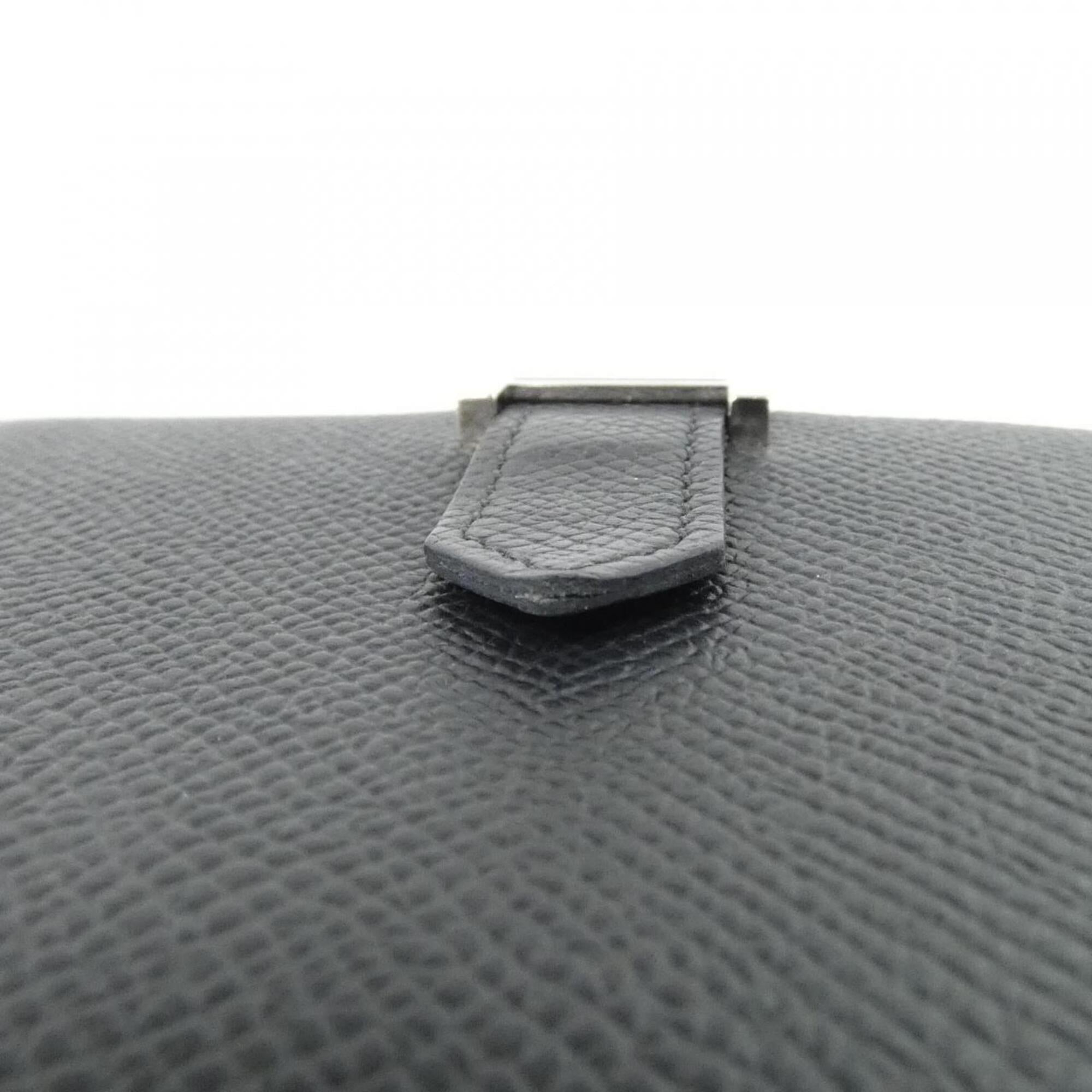Hermes Black Epsom Leather Wallet (Bi-Fold) (Pre-Owned)