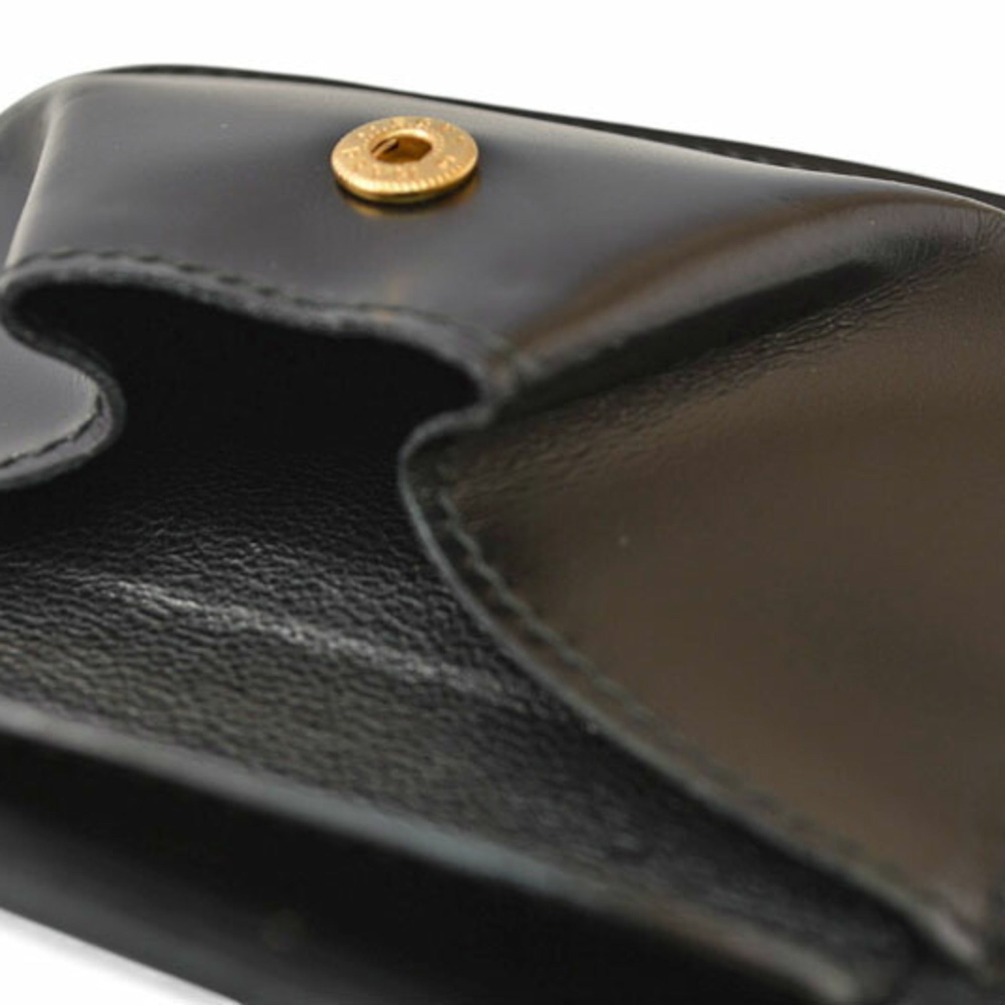 Gucci Black Leather Coin Purse/Coin Case (Pre-Owned)