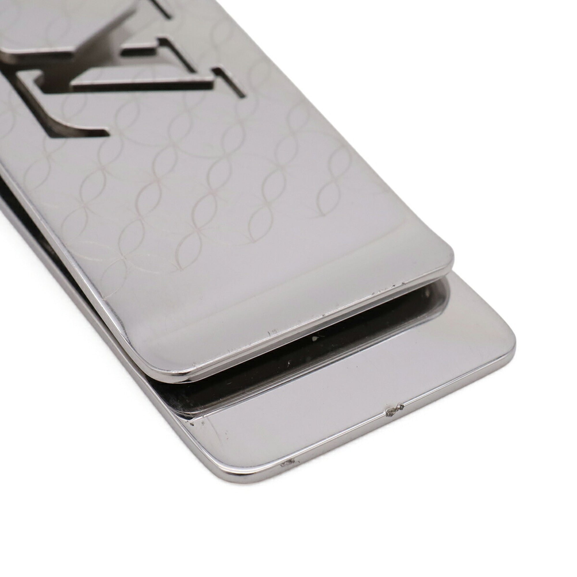 Louis Vuitton Silver Stainless Steel Money Clip (Pre-Owned)