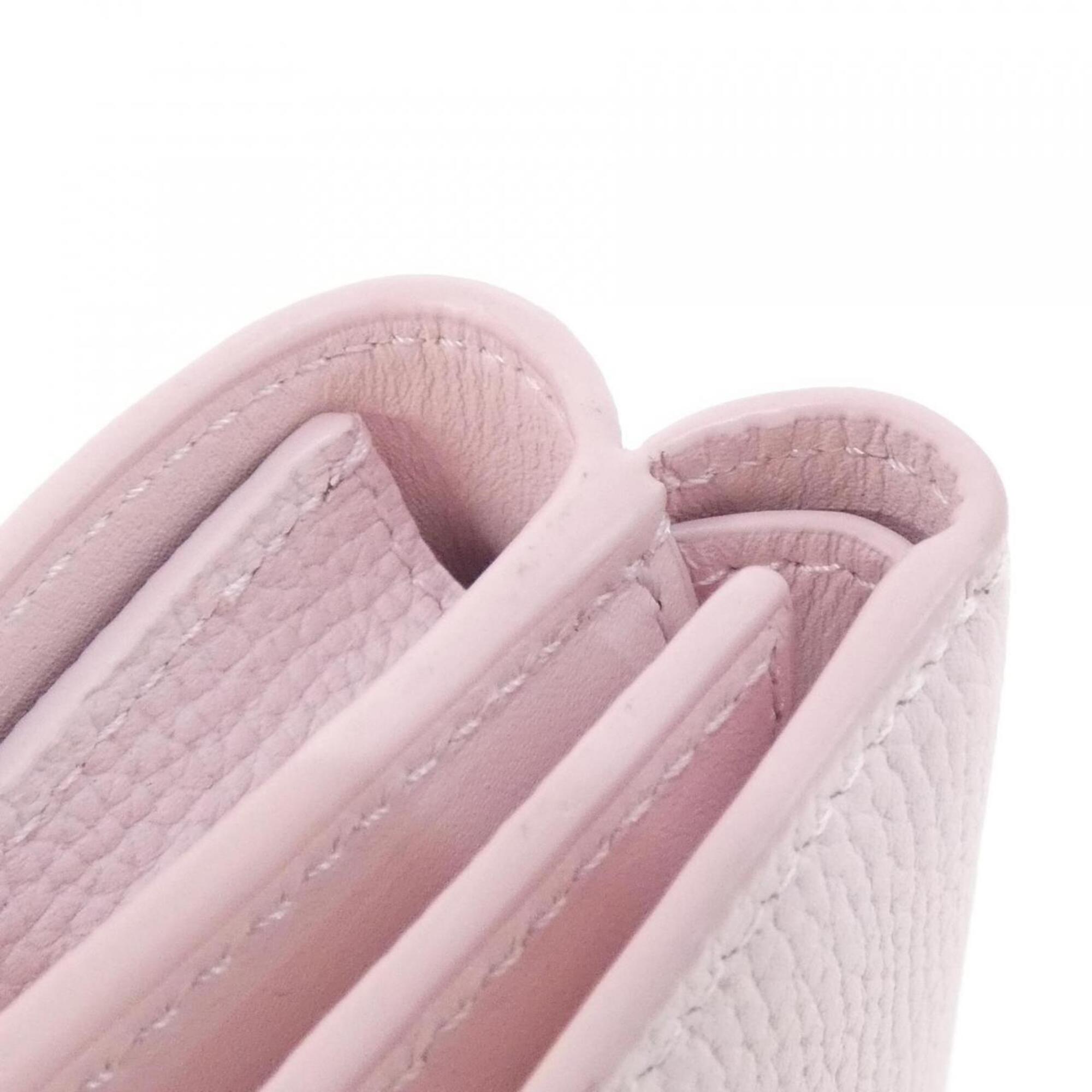 Loewe Pink Leather Wallet (Tri-Fold) (Pre-Owned)