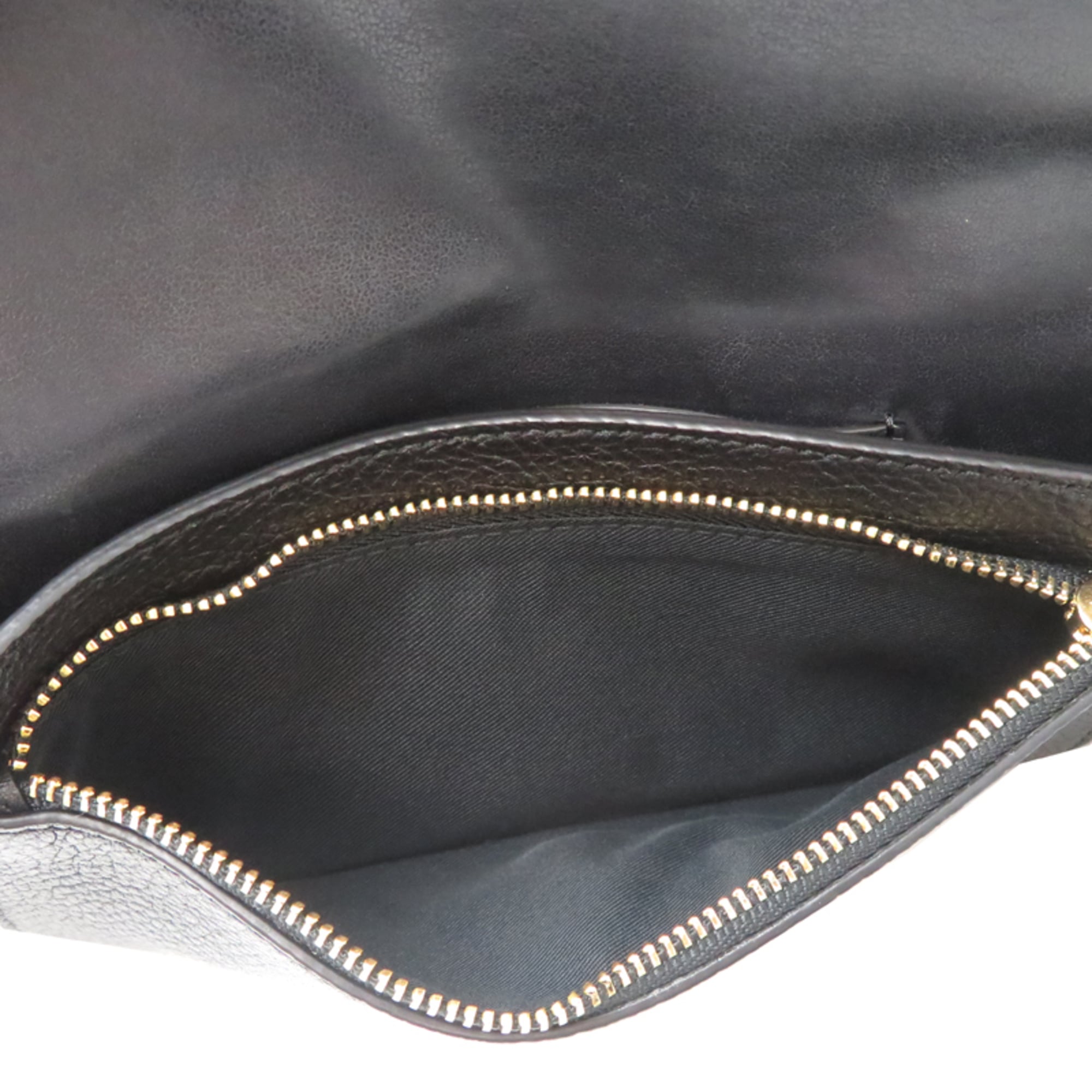 Coach Black Leather Shoulder Bag (Pre-Owned)