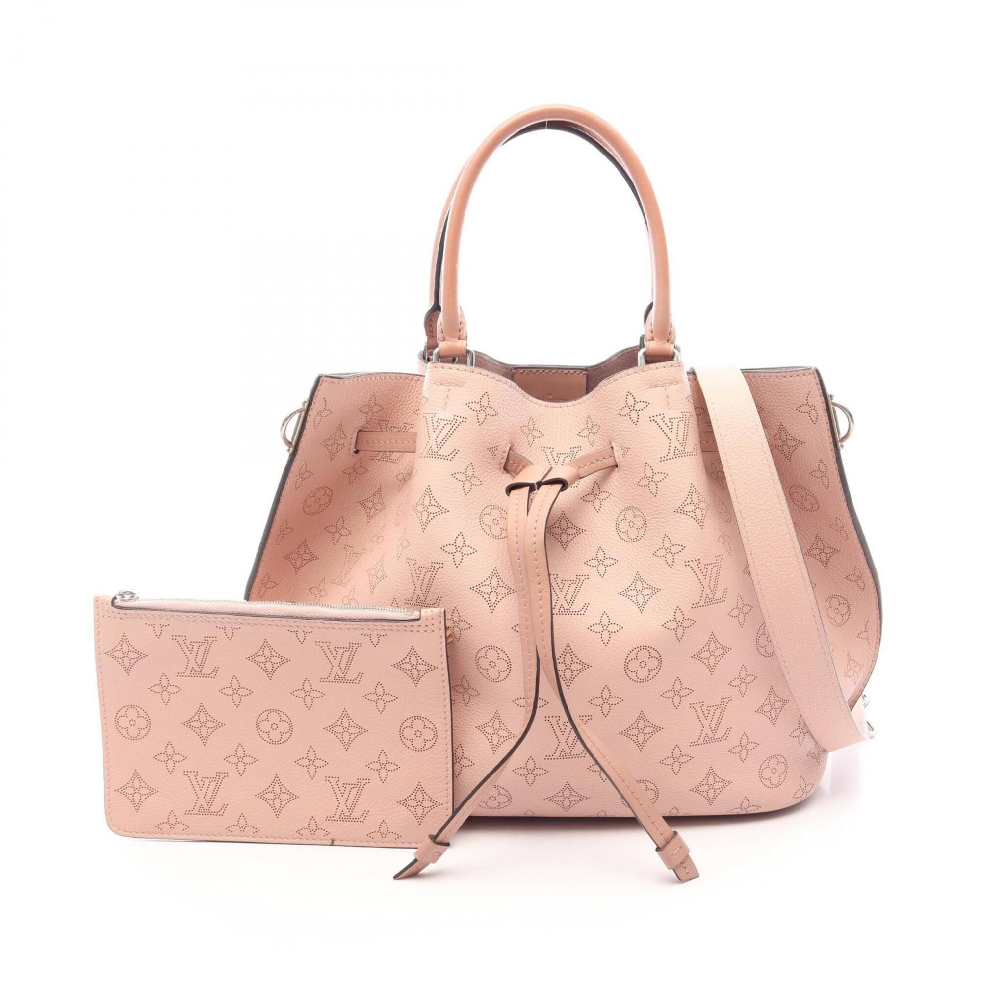 Louis Vuitton Pink Leather Handbag Pouch (Pre-Owned)