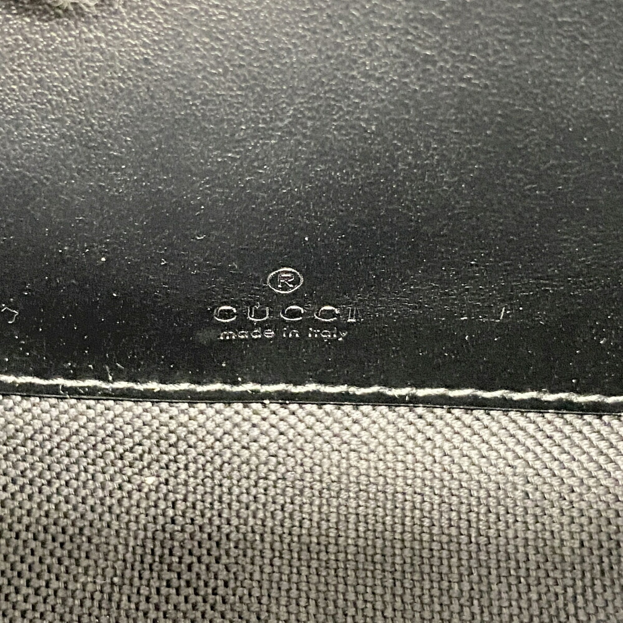 Gucci Black Pvc Shoulder Bag (Pre-Owned)