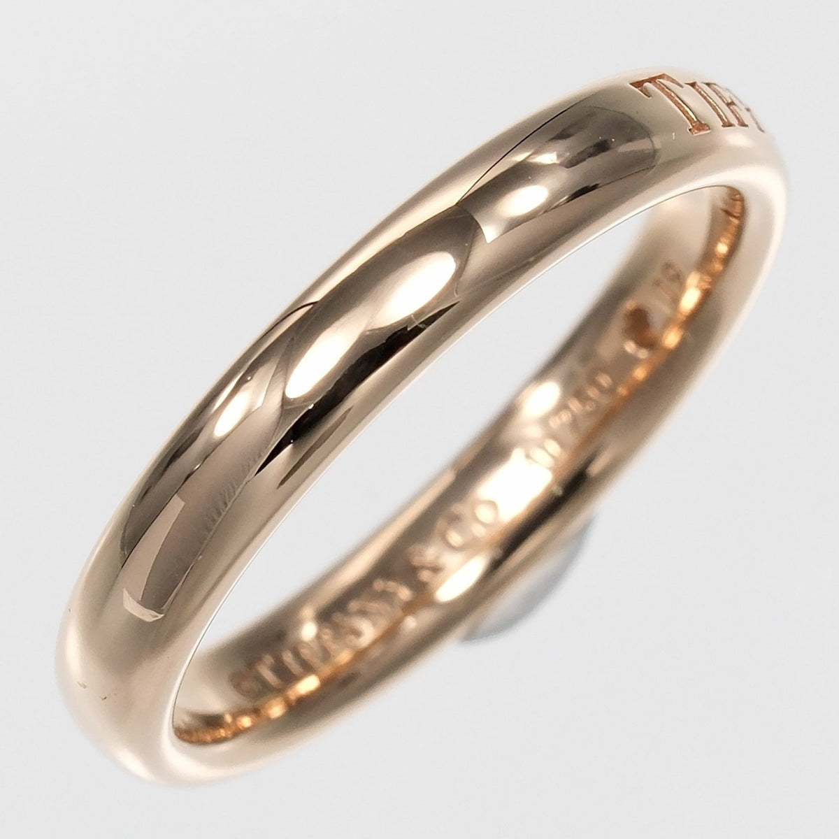Tiffany Pink Gold Pink Gold (18K) Band Ring (Pre-Owned)