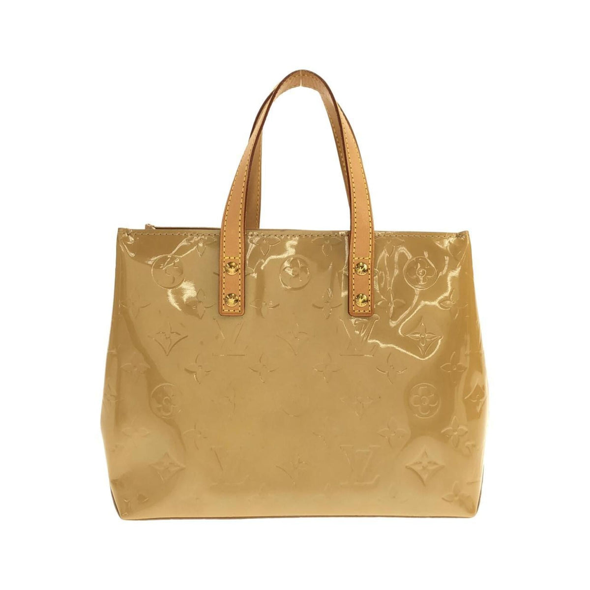 Louis Vuitton Beige Leather Handbag (Pre-Owned)