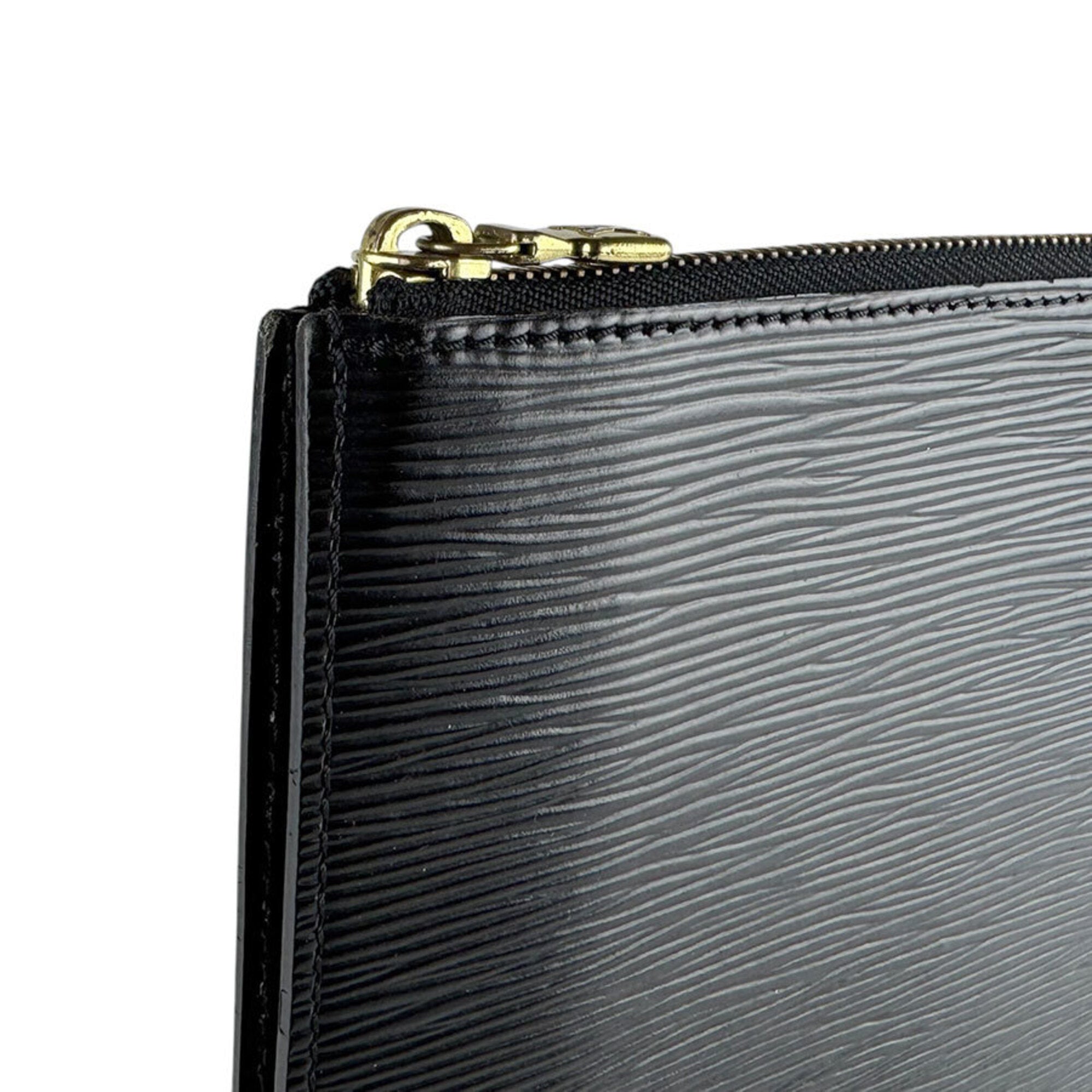 Louis Vuitton Noir Epi Leather Clutch Bag Document Case (Pre-Owned)