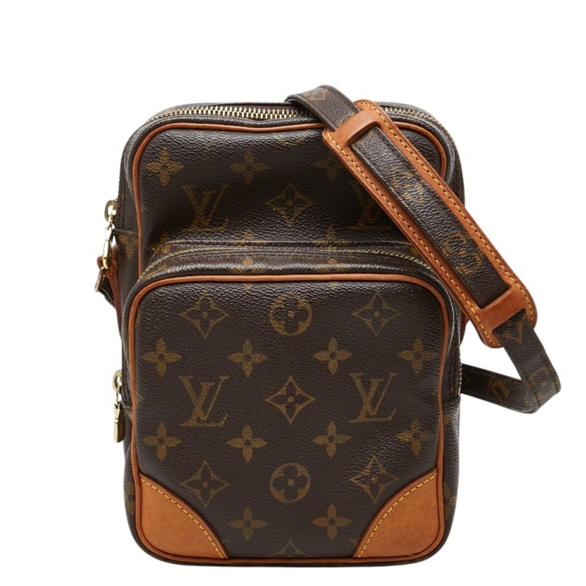 Louis Vuitton Monogram Brown Pvc Leather Shoulder Bag (Pre-Owned)