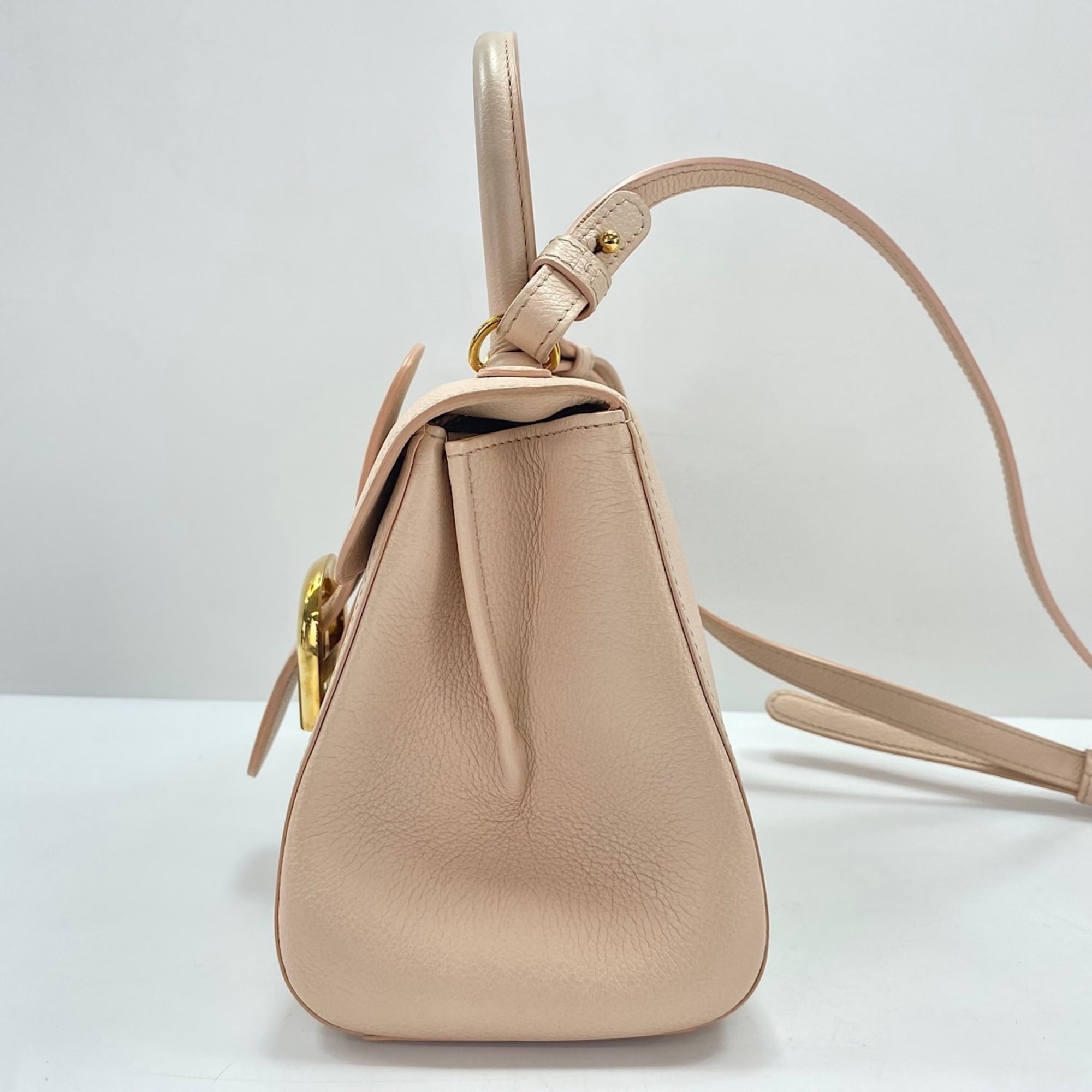 Delvaux Pink Handbag Shoulder Bag (Pre-Owned)