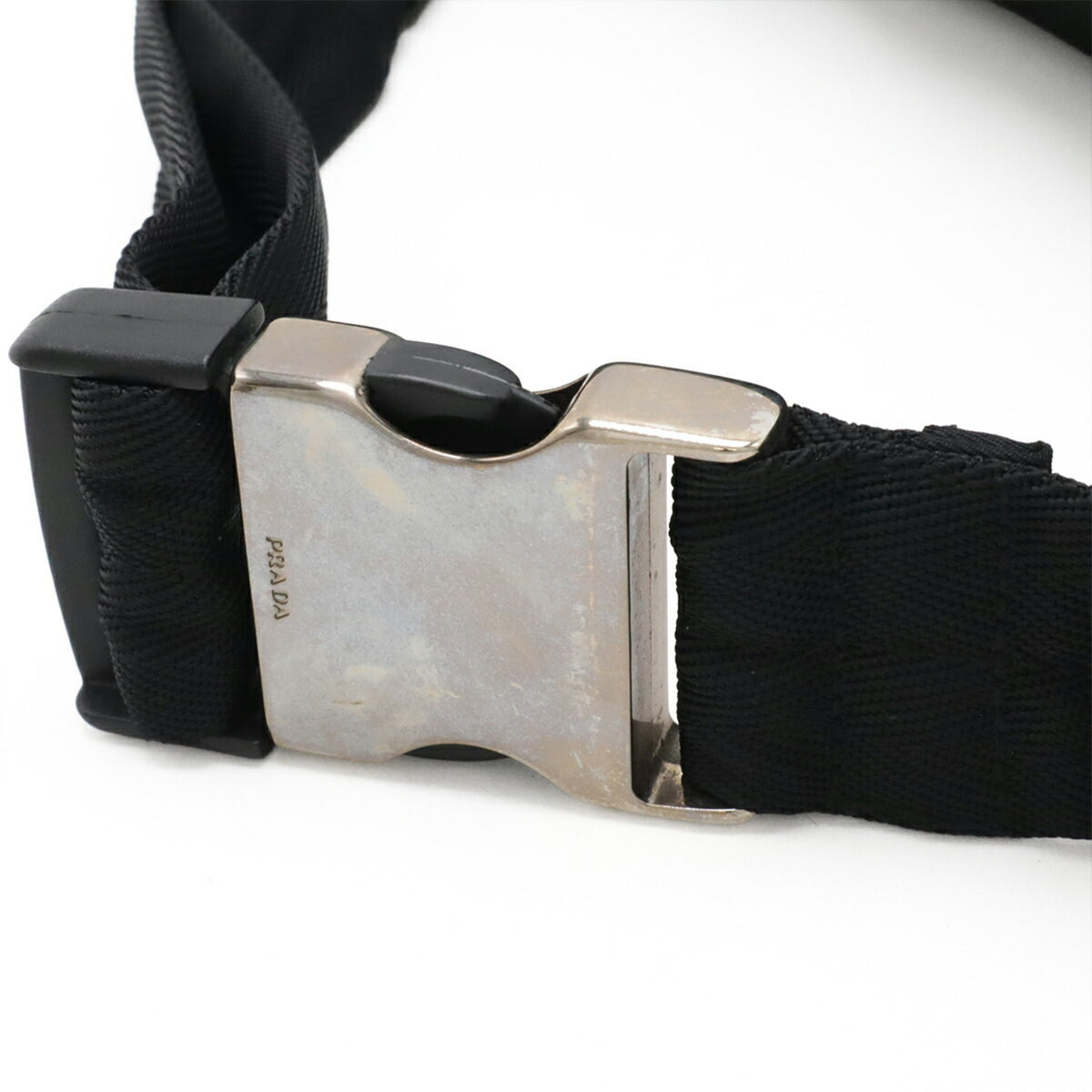 Prada Black Nylon Fanny Pack Sling Bag (Pre-Owned)