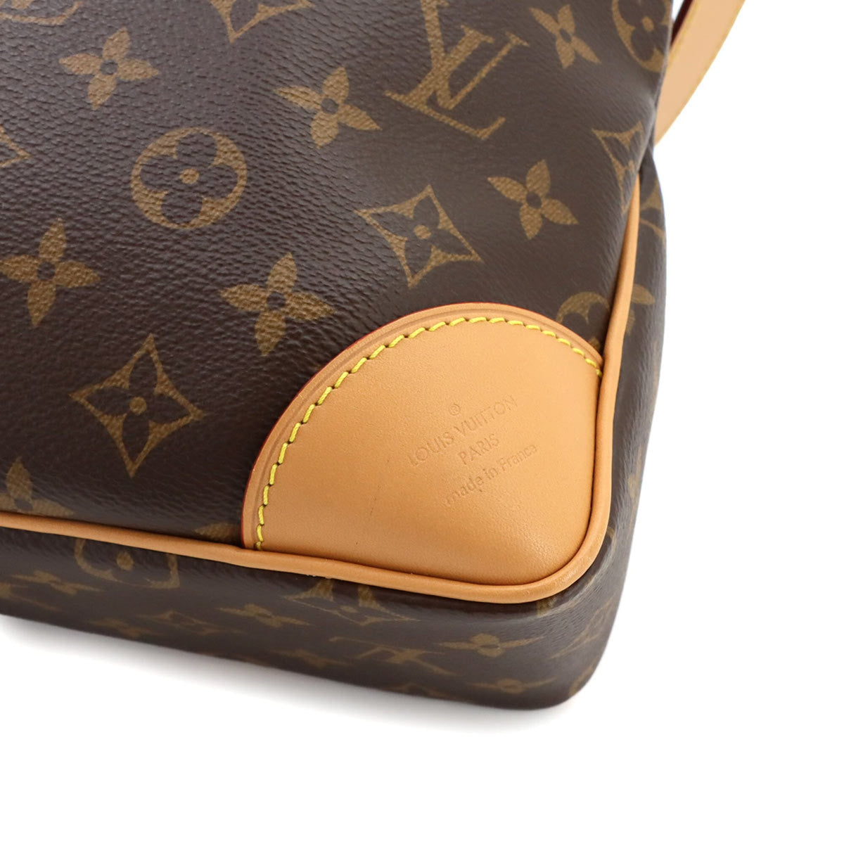Louis Vuitton Brown Monogram Monogram Leather Handbag Shoulder Bag (Pre-Owned)