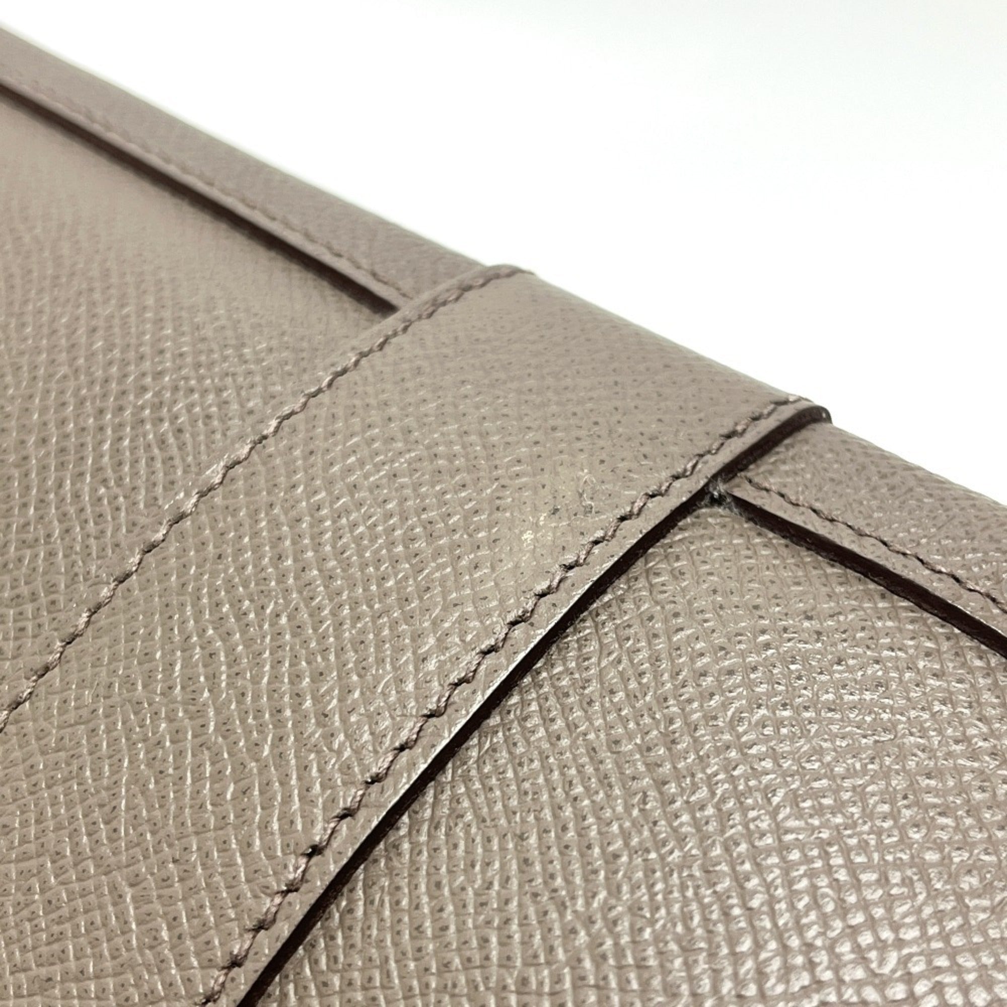 Hermes Garden Gray Epsom Leather Handbag Tote Bag (Pre-Owned)