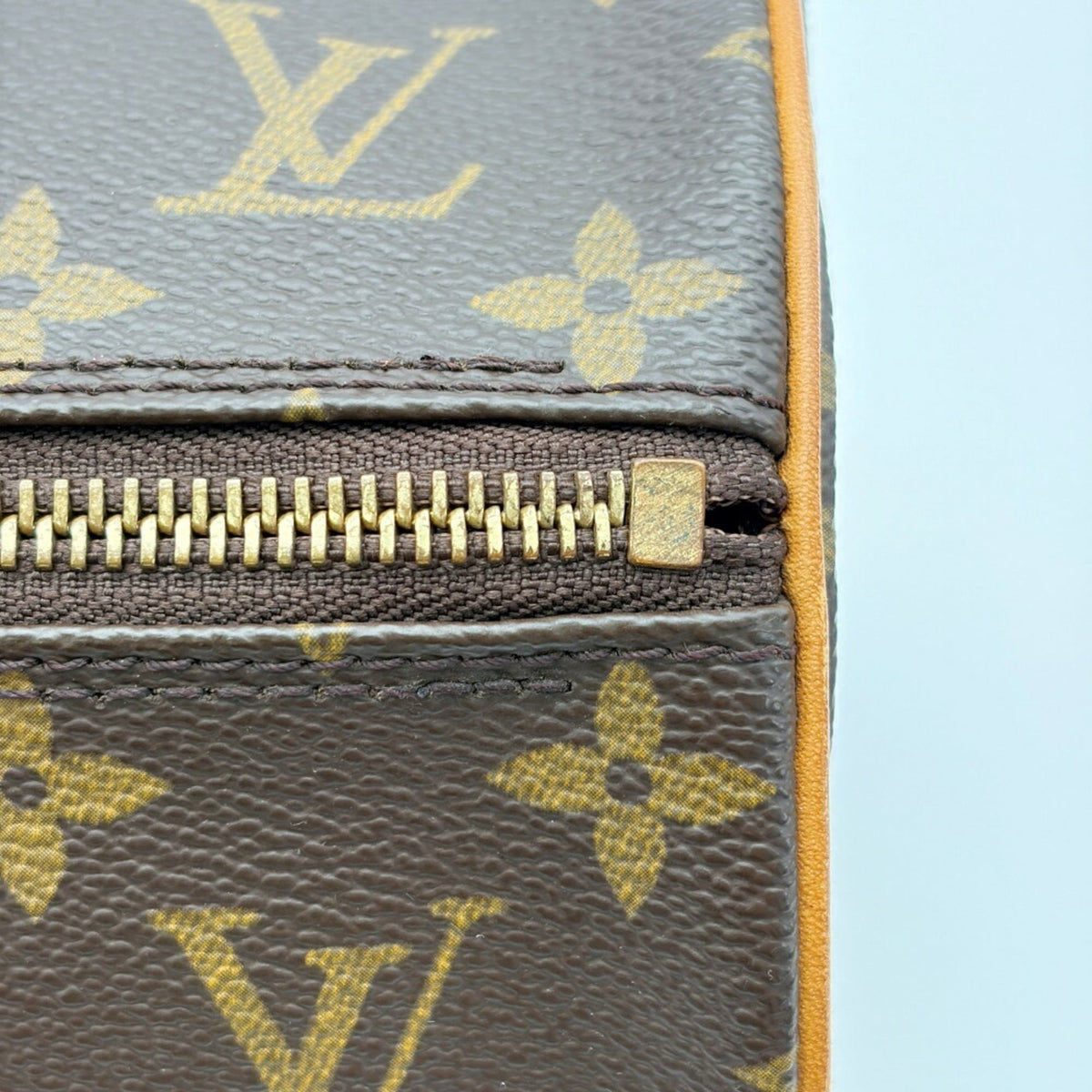 Louis Vuitton Monogram Brown Monogram Leather Boston Bag Tote Bag (Pre-Owned)