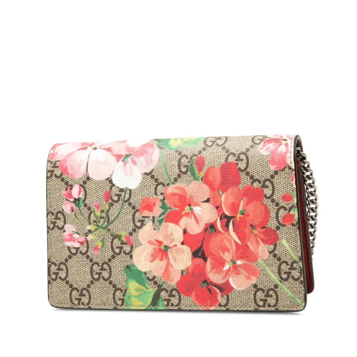Gucci Beige Multi-Color Pvc Suede Leather Shoulder Bag (Pre-Owned)