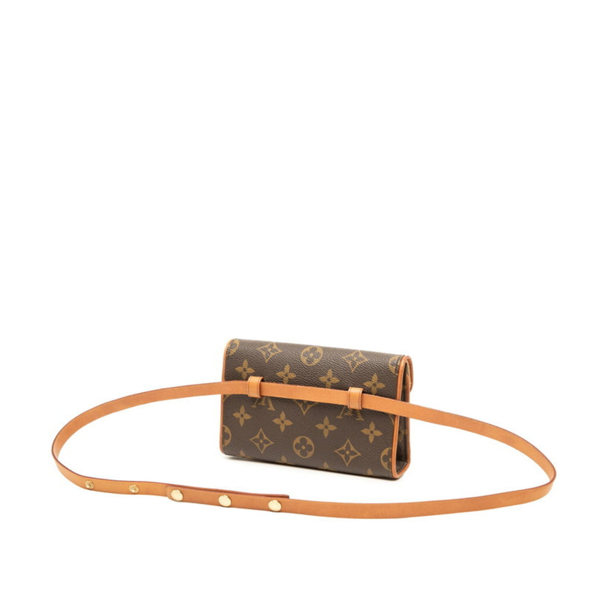 Louis Vuitton Brown Pvc Leather Fanny Pack Pochette Shoulder Bag (Pre-Owned)