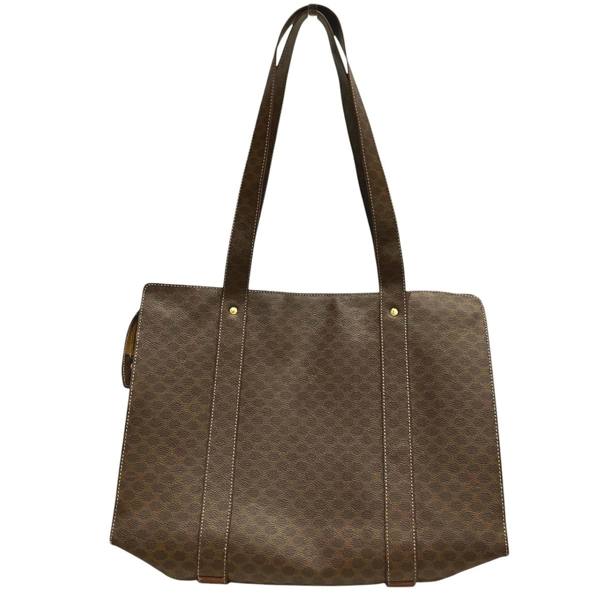Celine Brown Pvc Tote Bag (Pre-Owned)