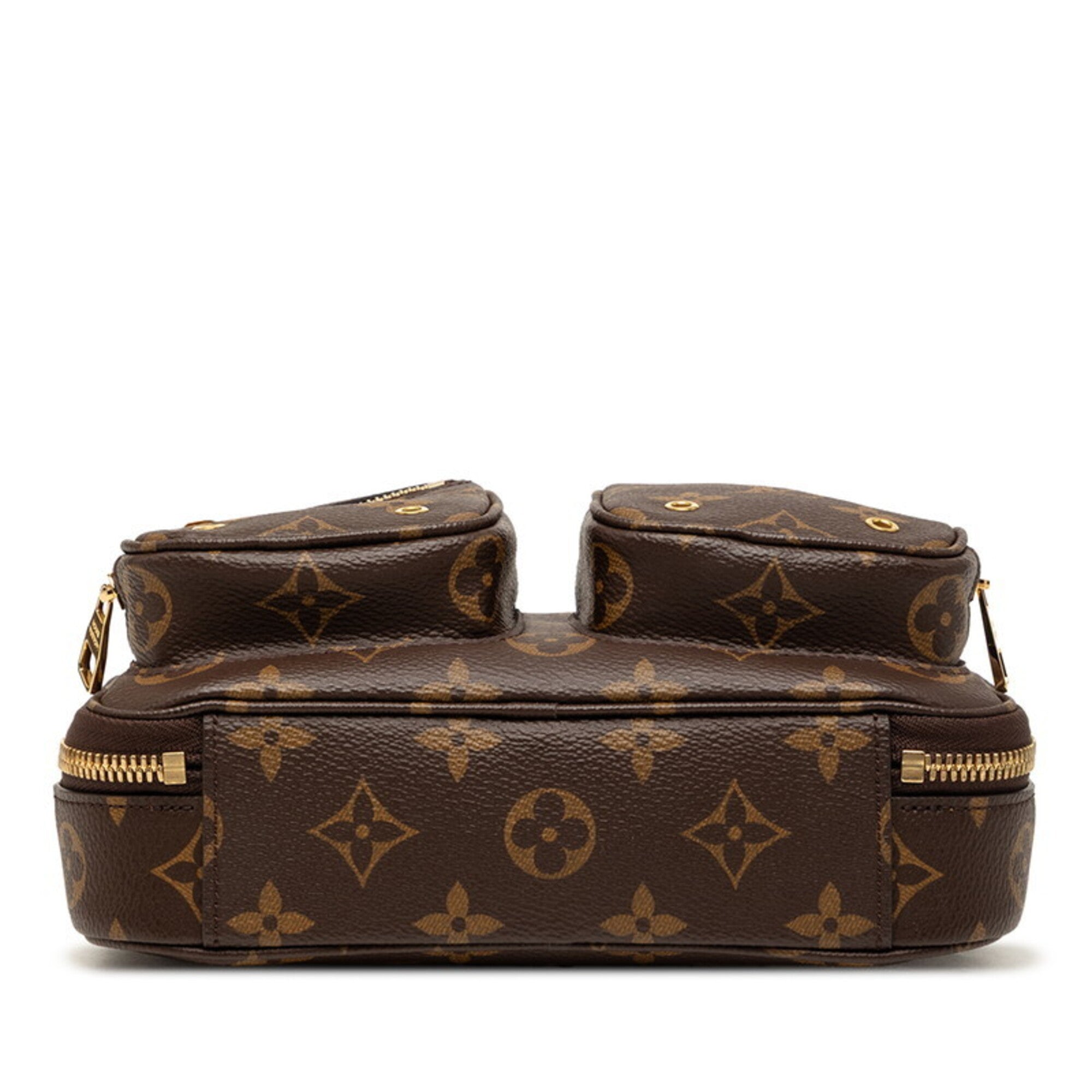 Louis Vuitton Brown Pvc Leather Handbag Shoulder Bag (Pre-Owned)