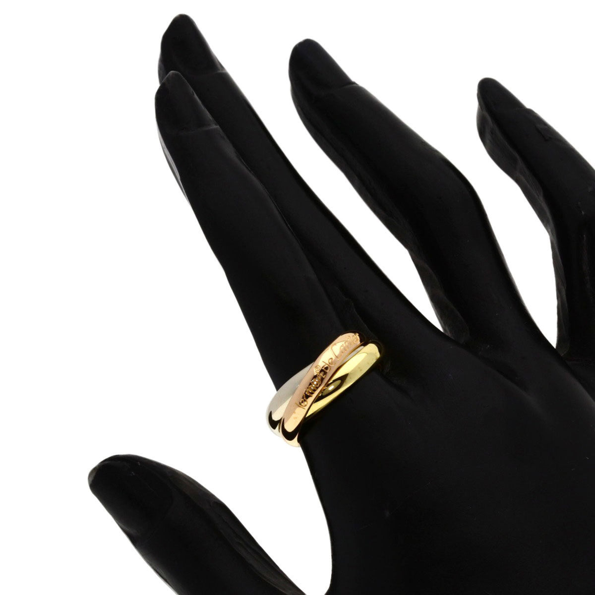 Cartier Trinity Yellow Gold (18K) Pink Gold (18K) White Gold (18K) Band Ring (Pre-Owned)