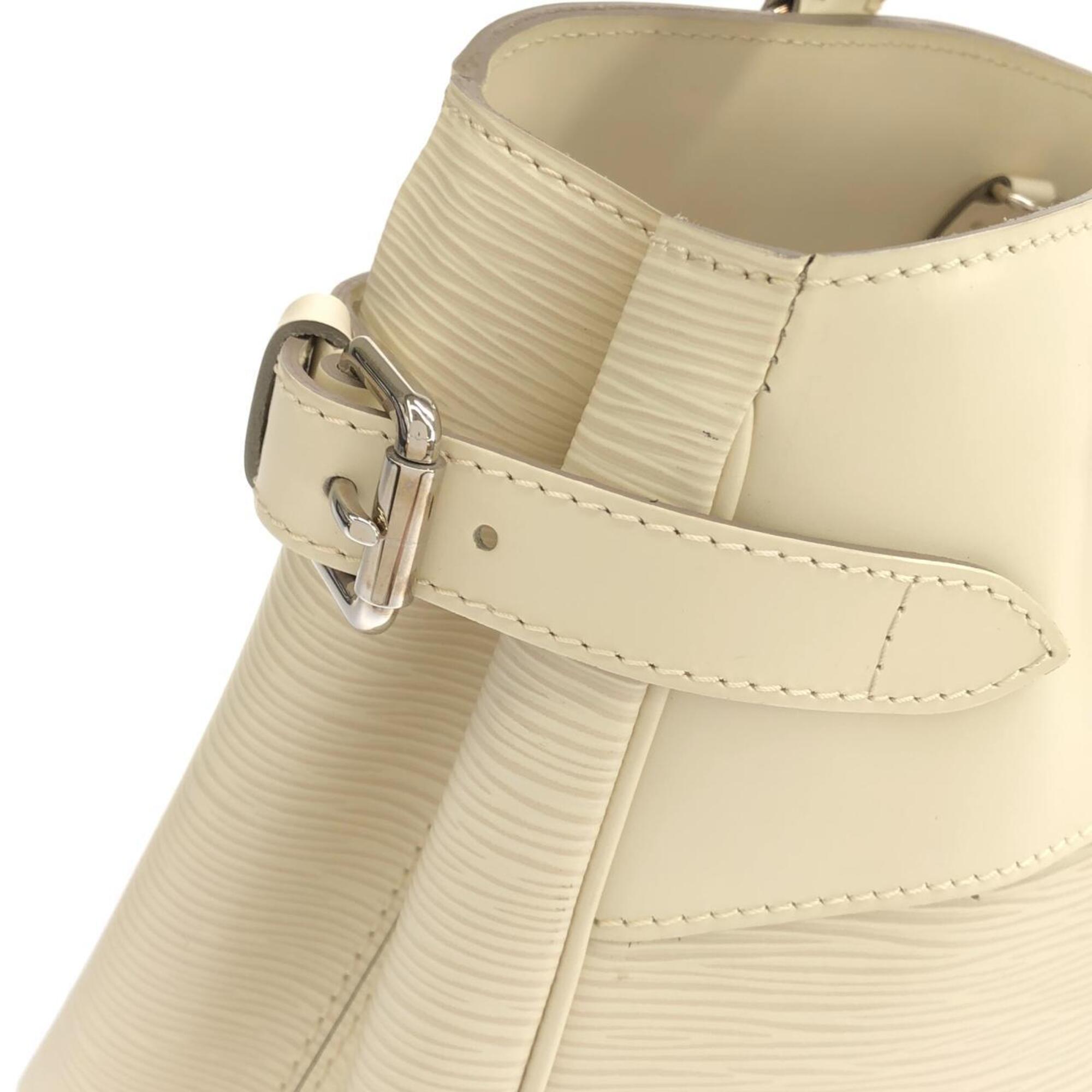 Louis Vuitton Lv Off White Leather Handbag (Pre-Owned)