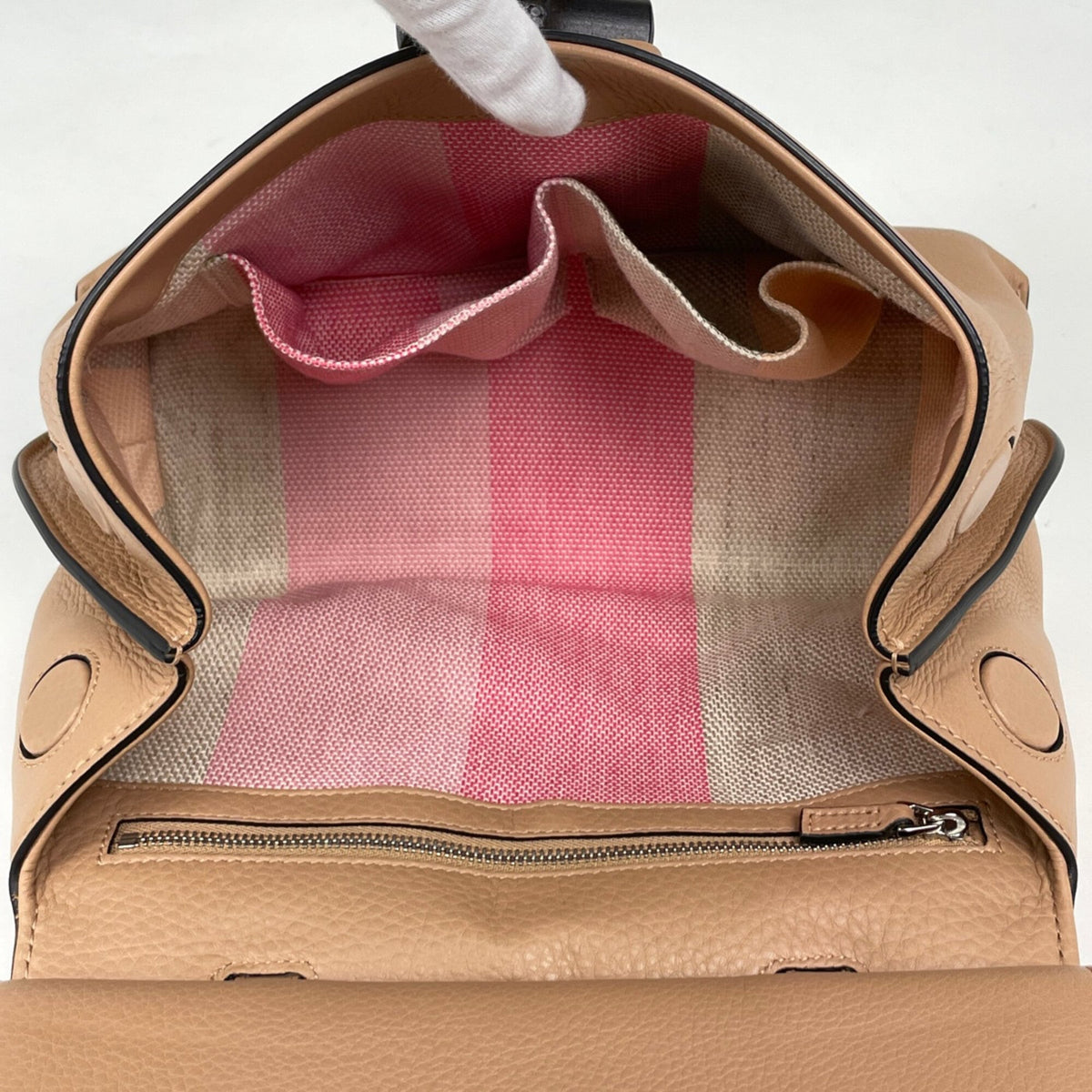 Gucci Beige Leather Bamboo Handbag (Pre-Owned)