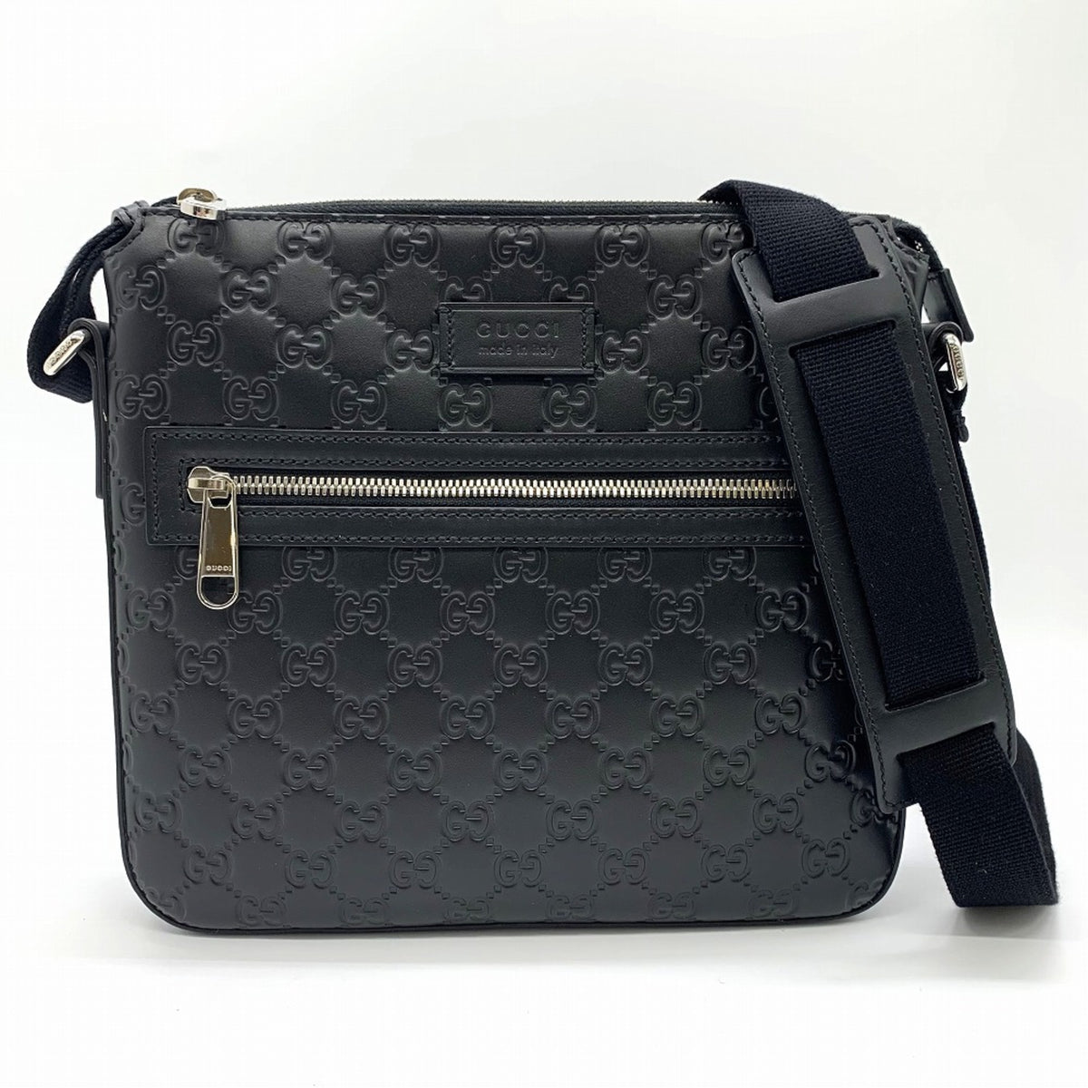 Gucci Black Leather Shoulder Bag (Pre-Owned)