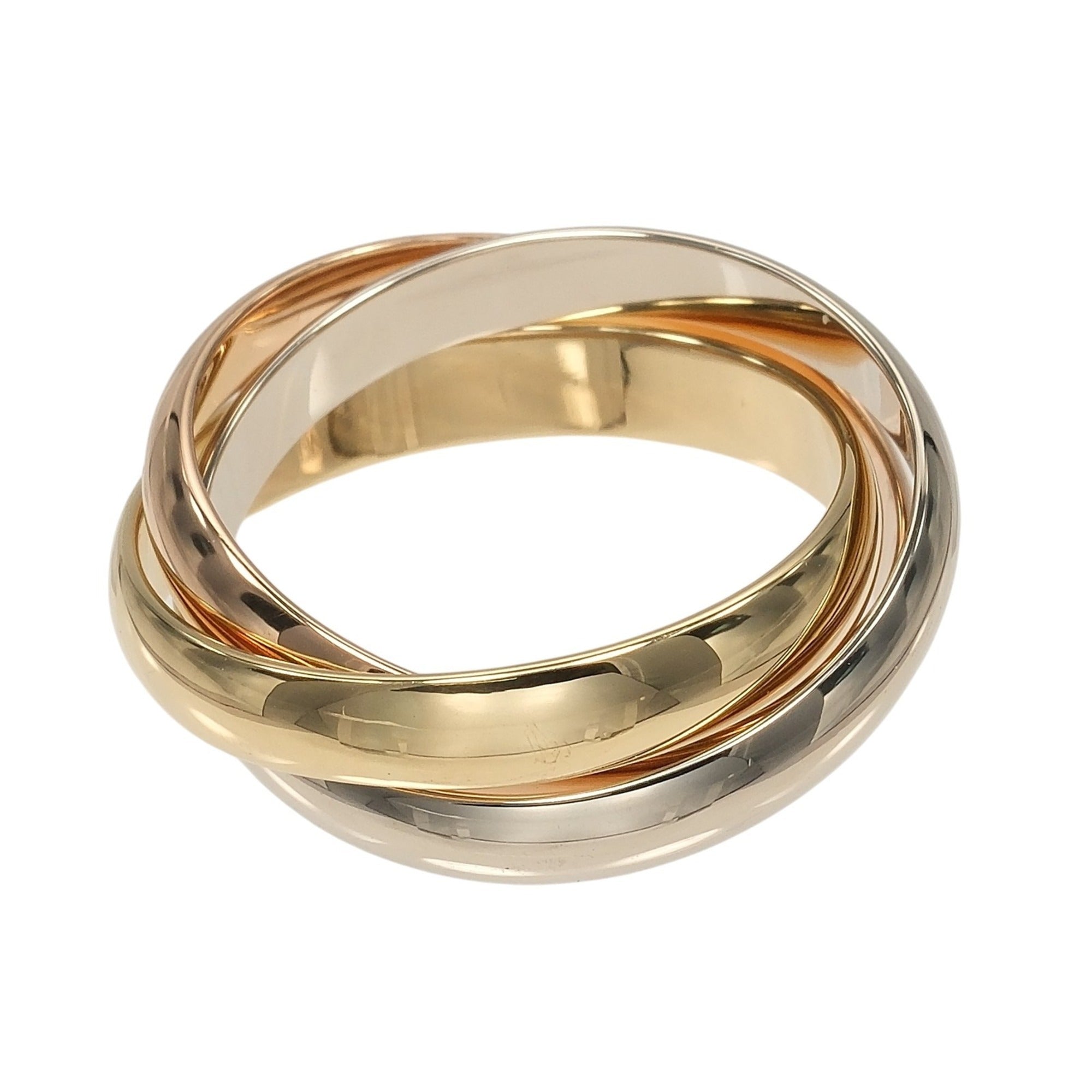 Cartier Trinity Yellow Gold (18K) Pink Gold (18K) White Gold (18K) Band Ring (Pre-Owned)