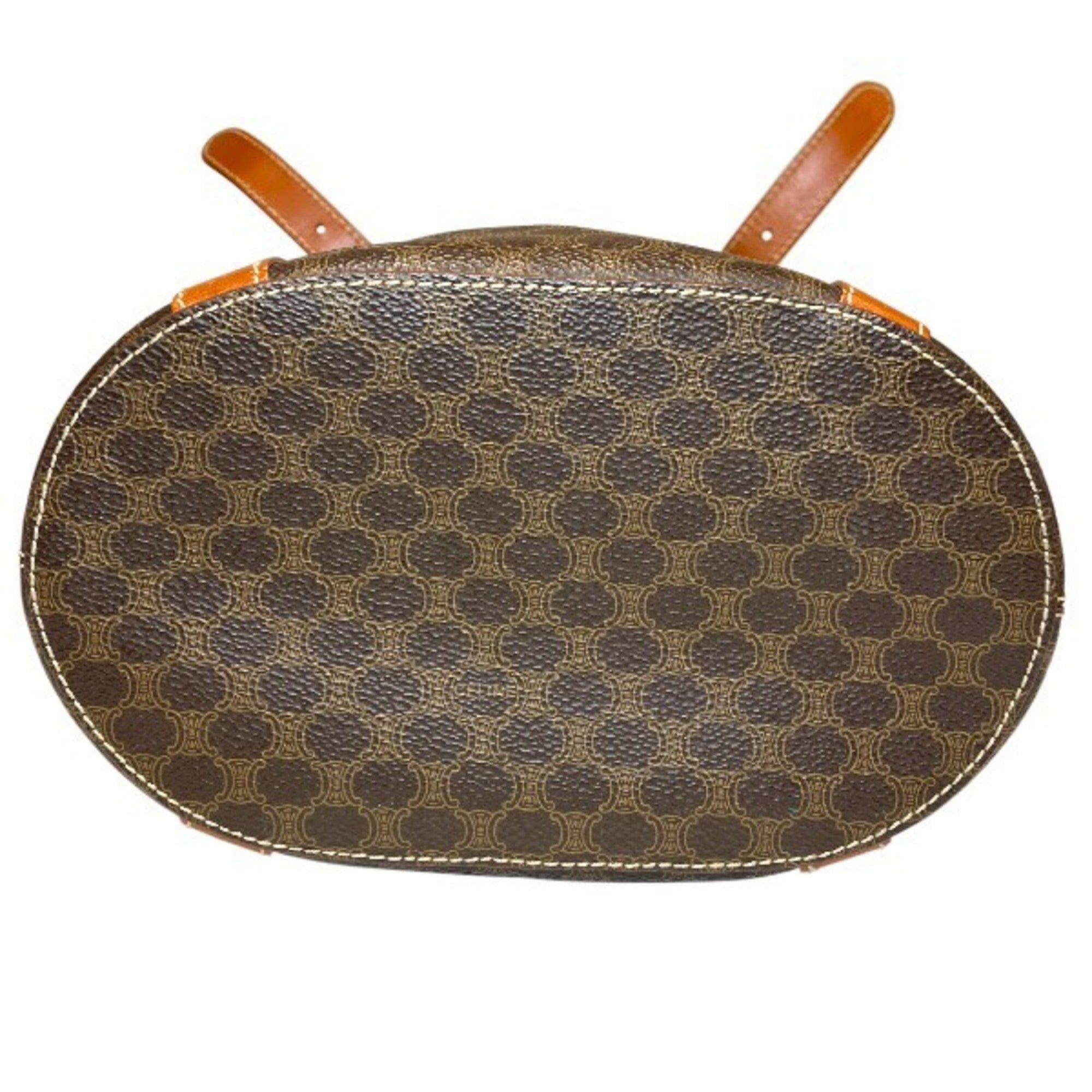 Celine Brown Pvc Leather Shoulder Bag Tote Bag (Pre-Owned)