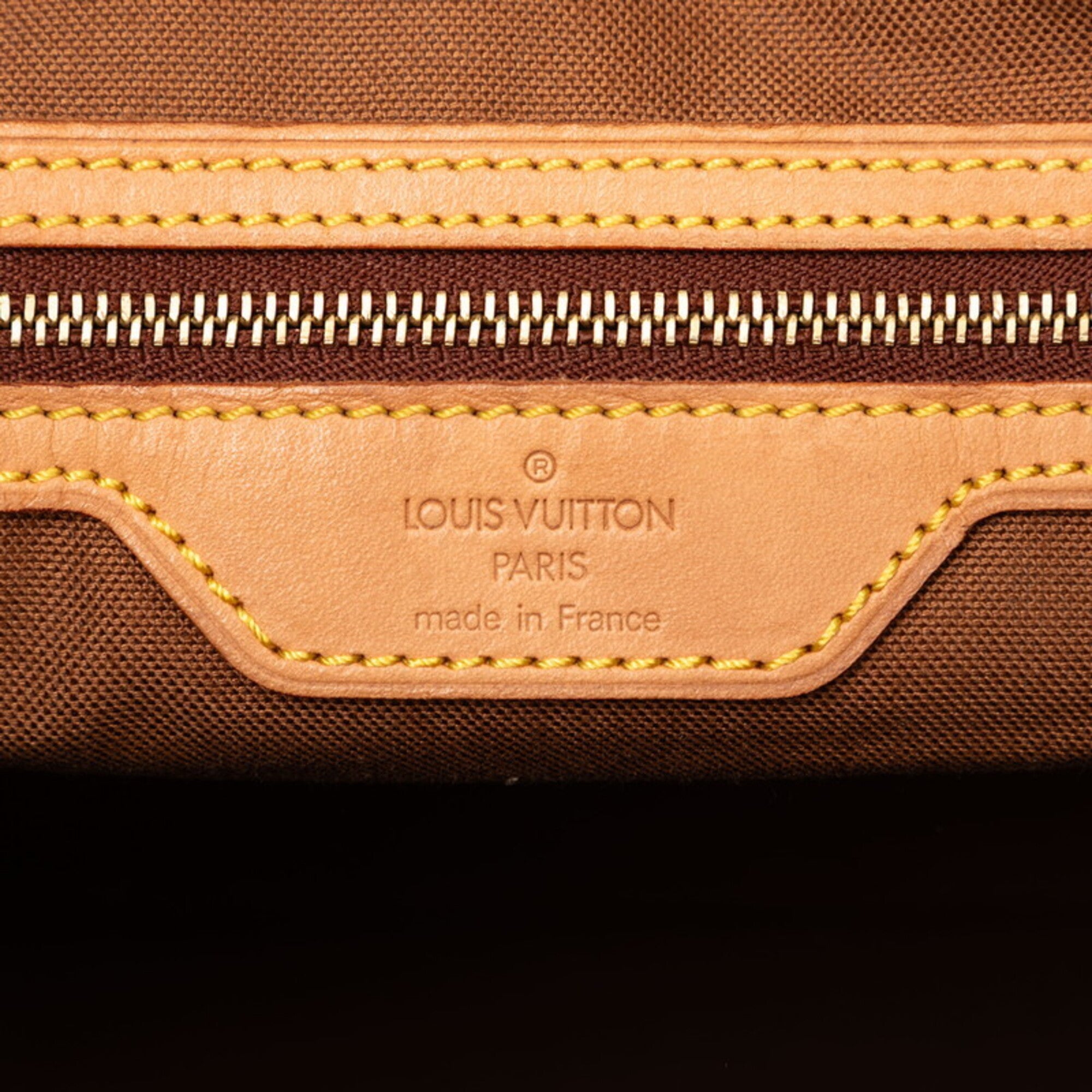 Louis Vuitton Brown Pvc Leather Shoulder Bag Tote Bag (Pre-Owned)