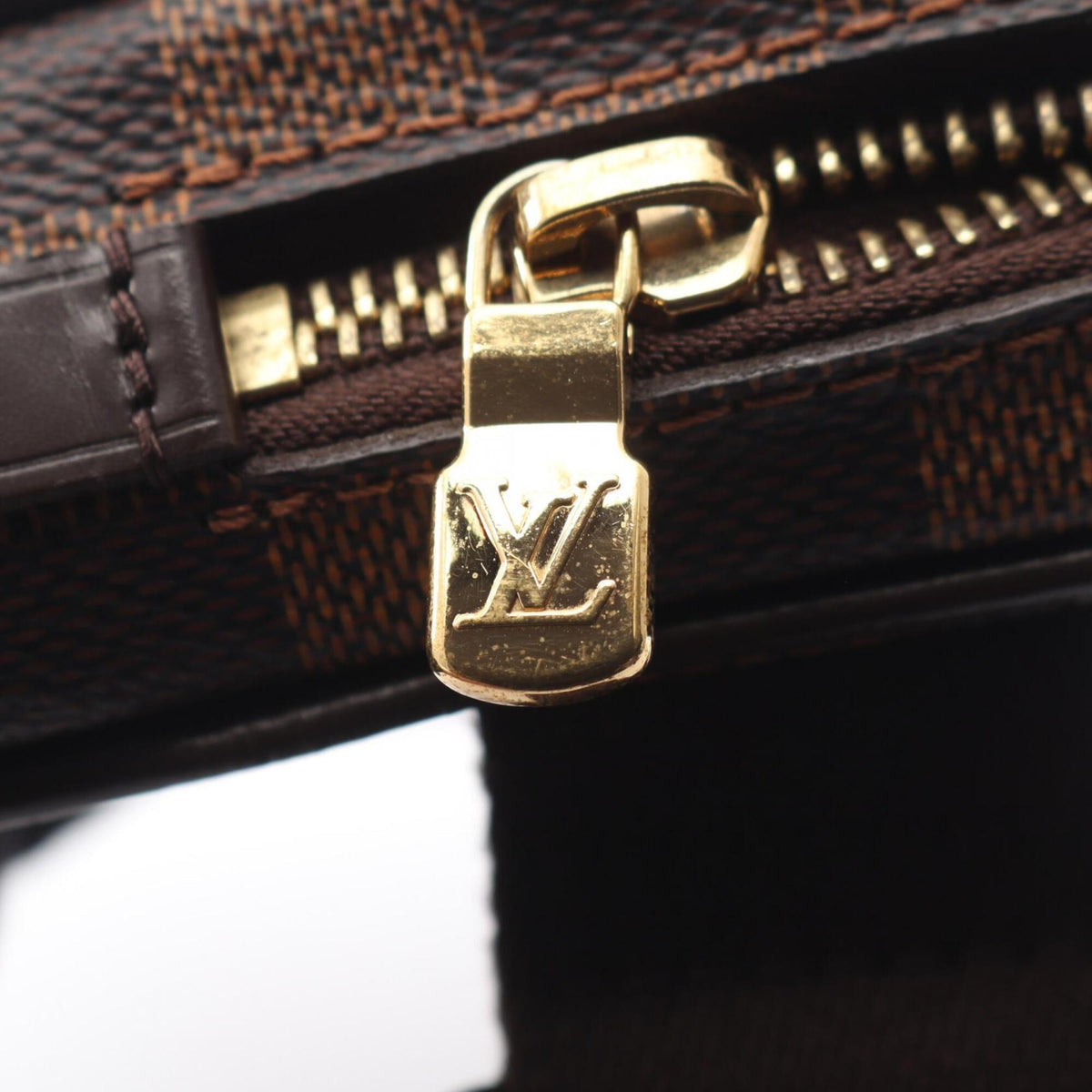 Louis Vuitton Brown Coated Canvas Leather Fanny Pack (Pre-Owned)