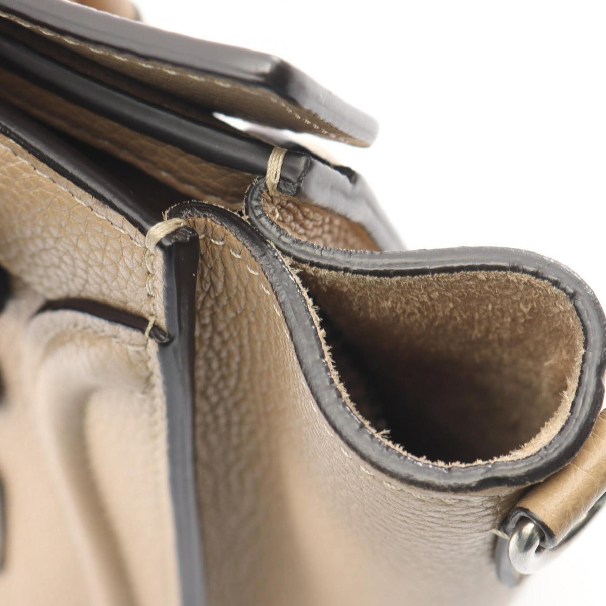 Celine Beige Leather Handbag (Pre-Owned)