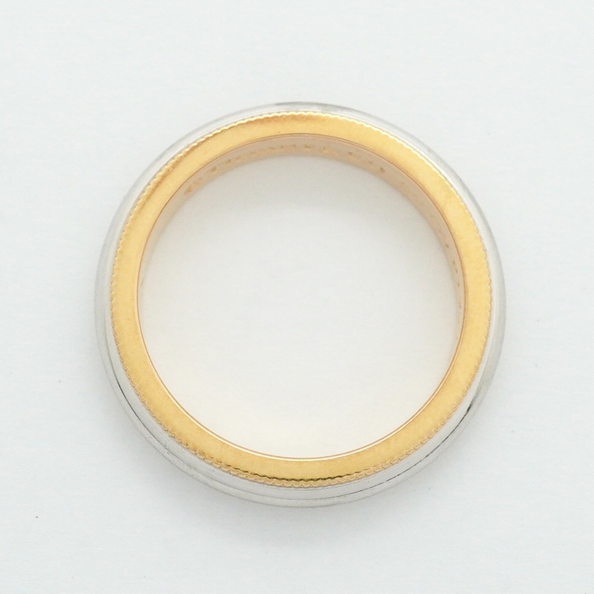 Tiffany Pink Gold (18K) Platinum 950 Band Ring (Pre-Owned)