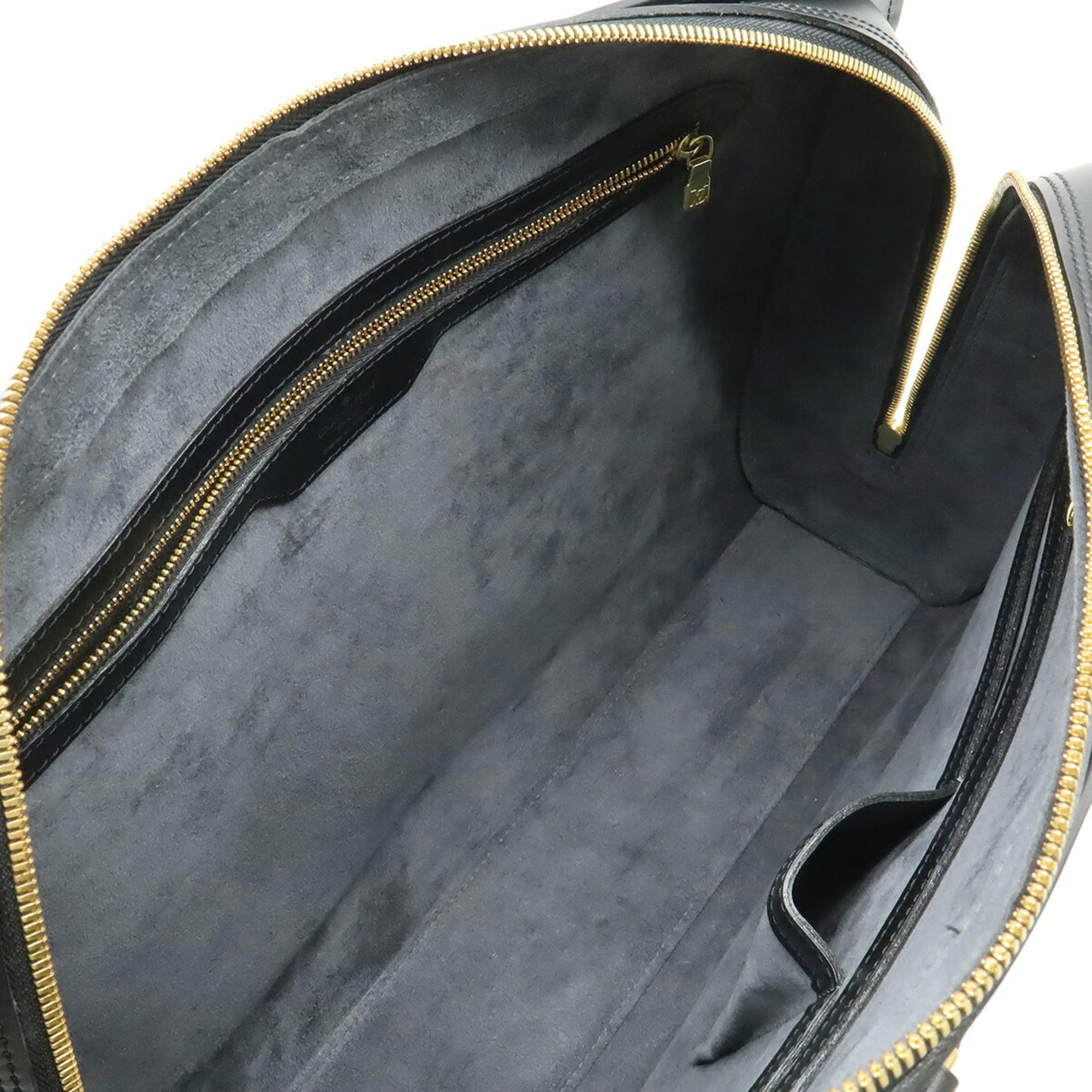 Louis Vuitton Black Noir Epi Leather Handbag (Pre-Owned)