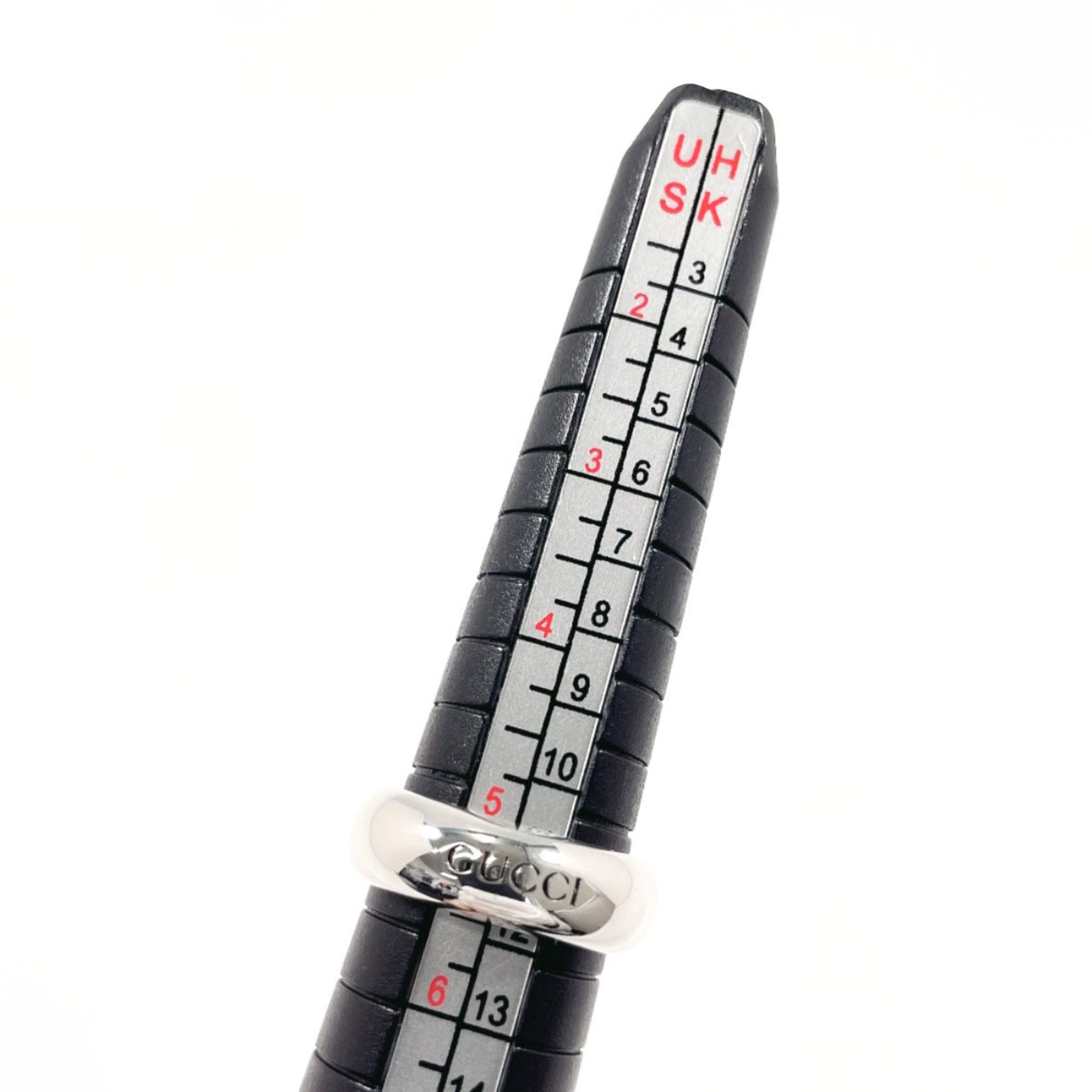 Gucci Silver Silver 925 Band Ring (Pre-Owned)