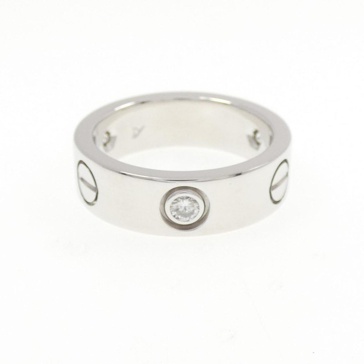 Cartier Love White Gold (18K) Band Ring (Pre-Owned)