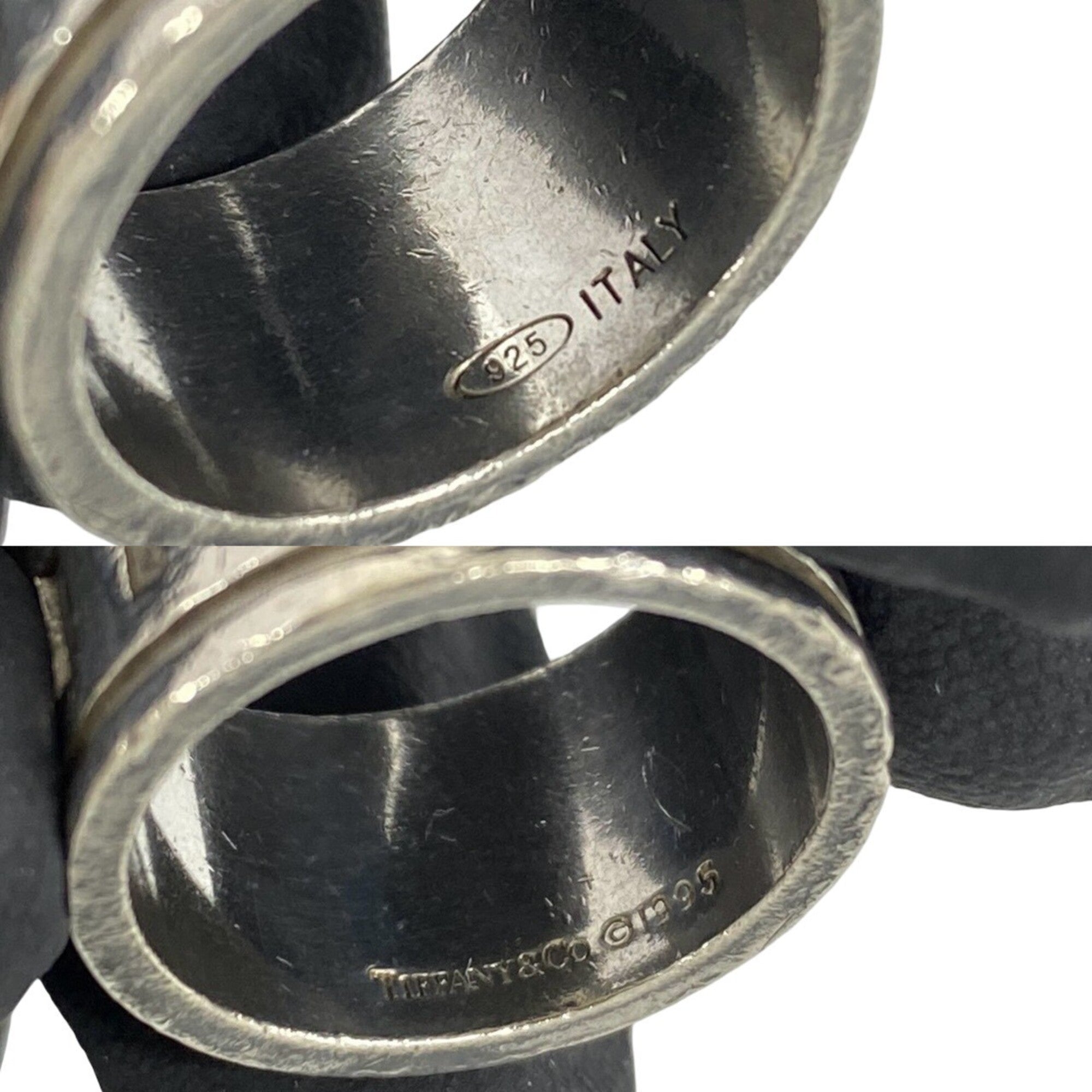 Tiffany Silver Silver 925 Band Ring (Pre-Owned)
