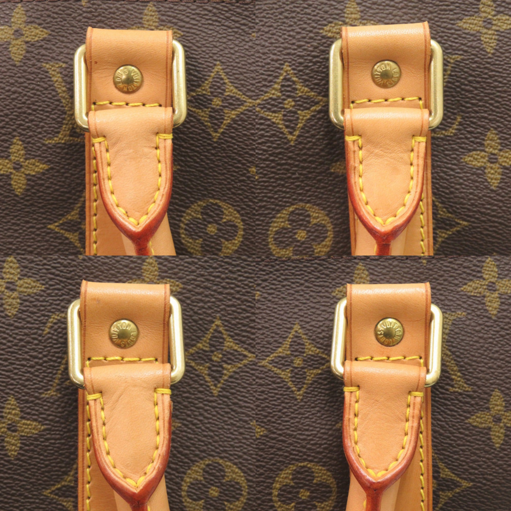 Louis Vuitton Brown Monogram Canvas Boston Bag (Pre-Owned)