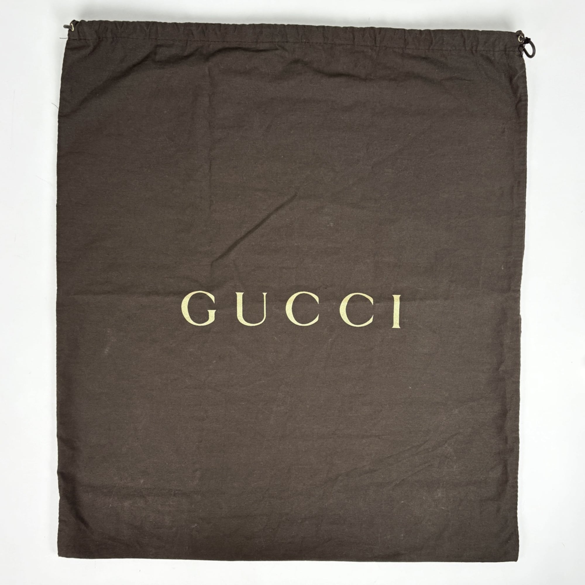 Gucci Sherry Line Black Canvas Leather Tote Bag (Pre-Owned)