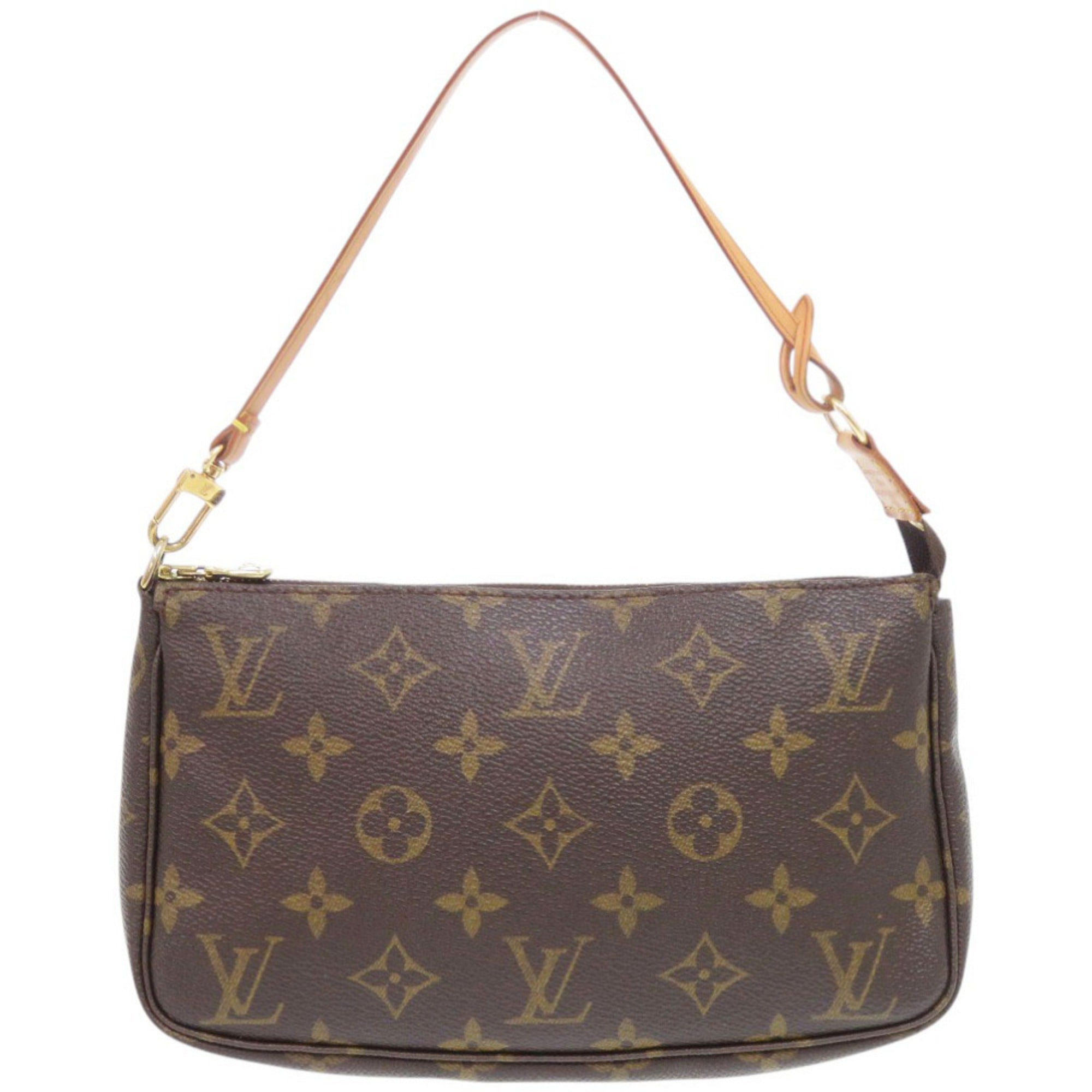 Louis Vuitton Brown Monogram Monogram Handbag Pochette Pouch (Pre-Owned)