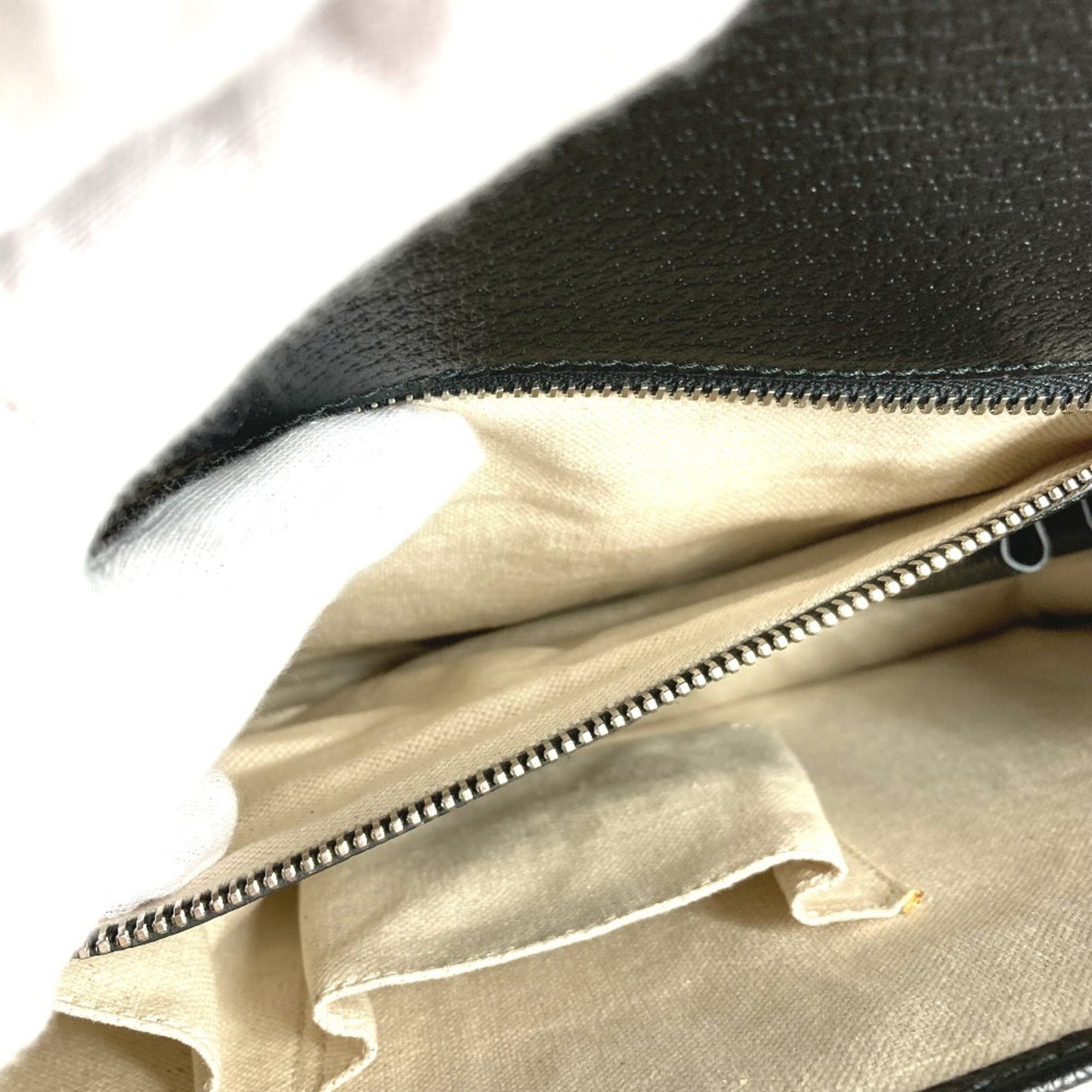 Gucci Black Leather Briefcase Handbag (Pre-Owned)